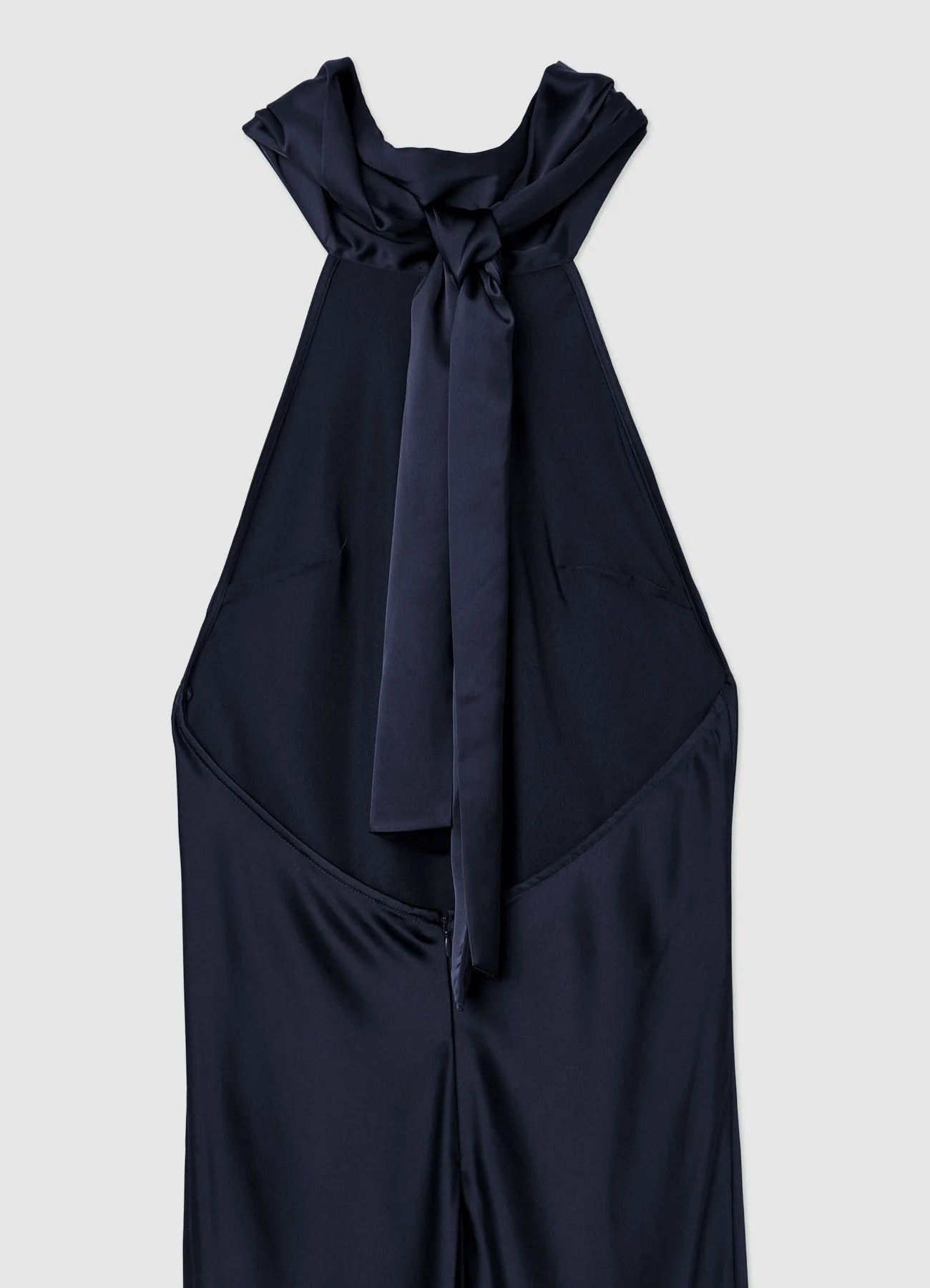 Abito halterneck simil satin - Image 5