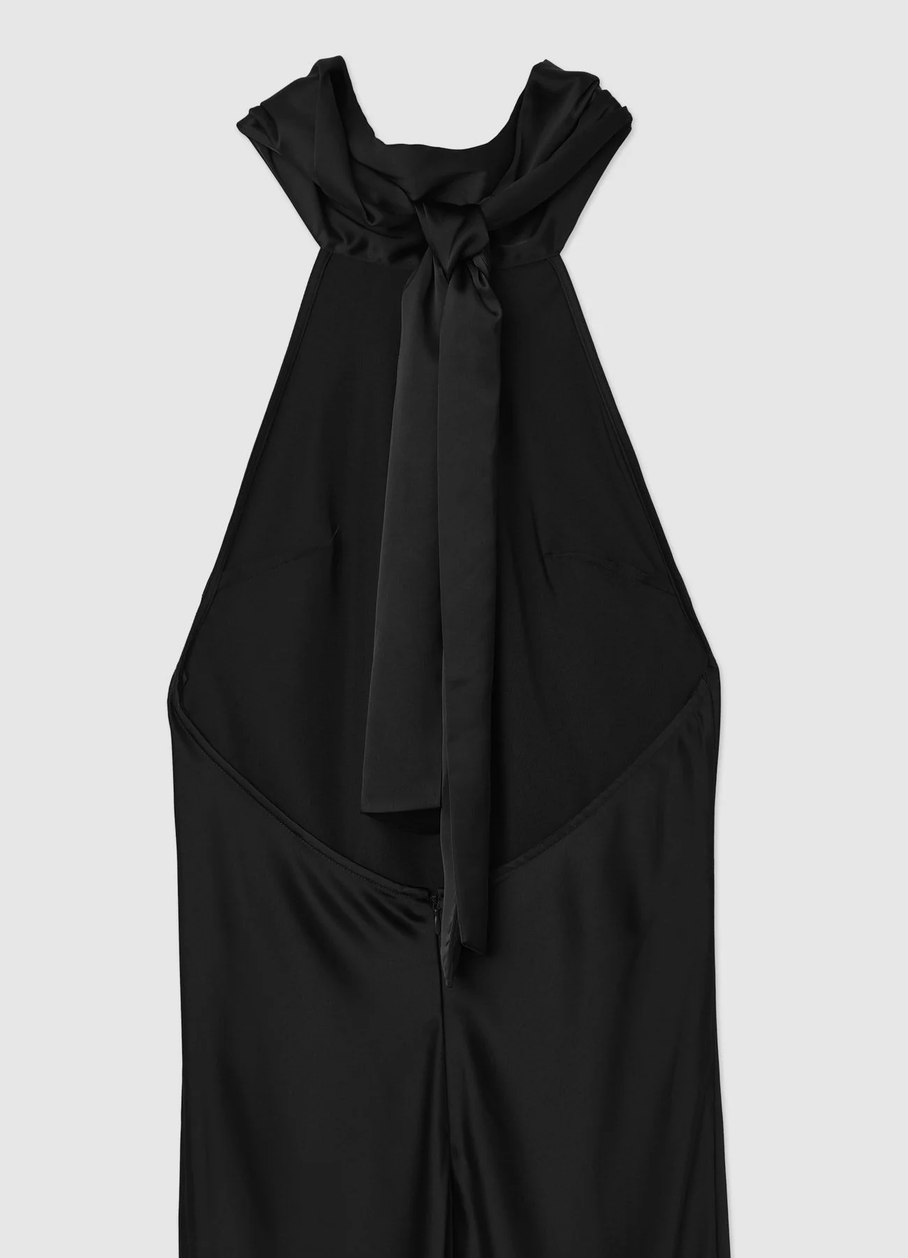 Abito halterneck simil satin - Image 4
