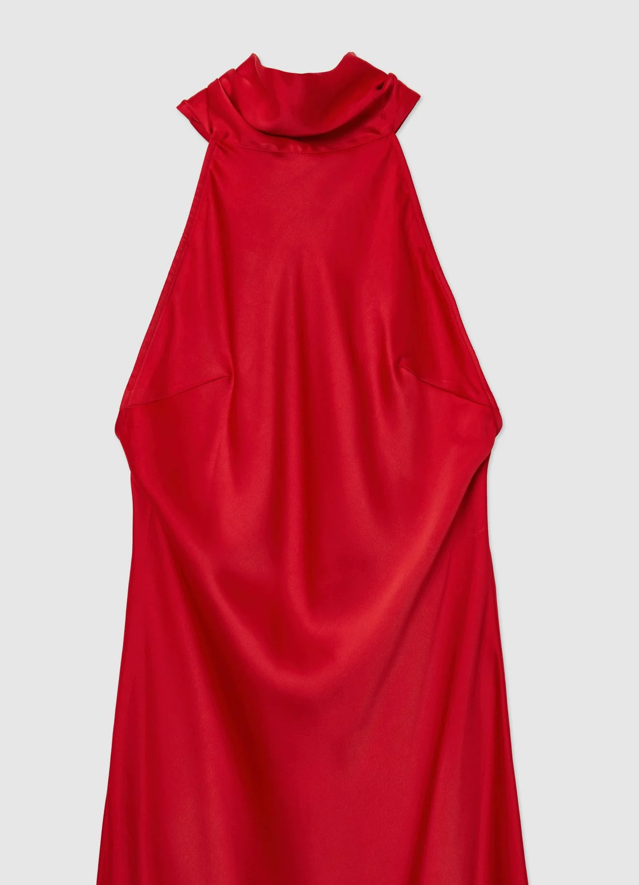 Abito lungo halterneck simil satin - Image 5