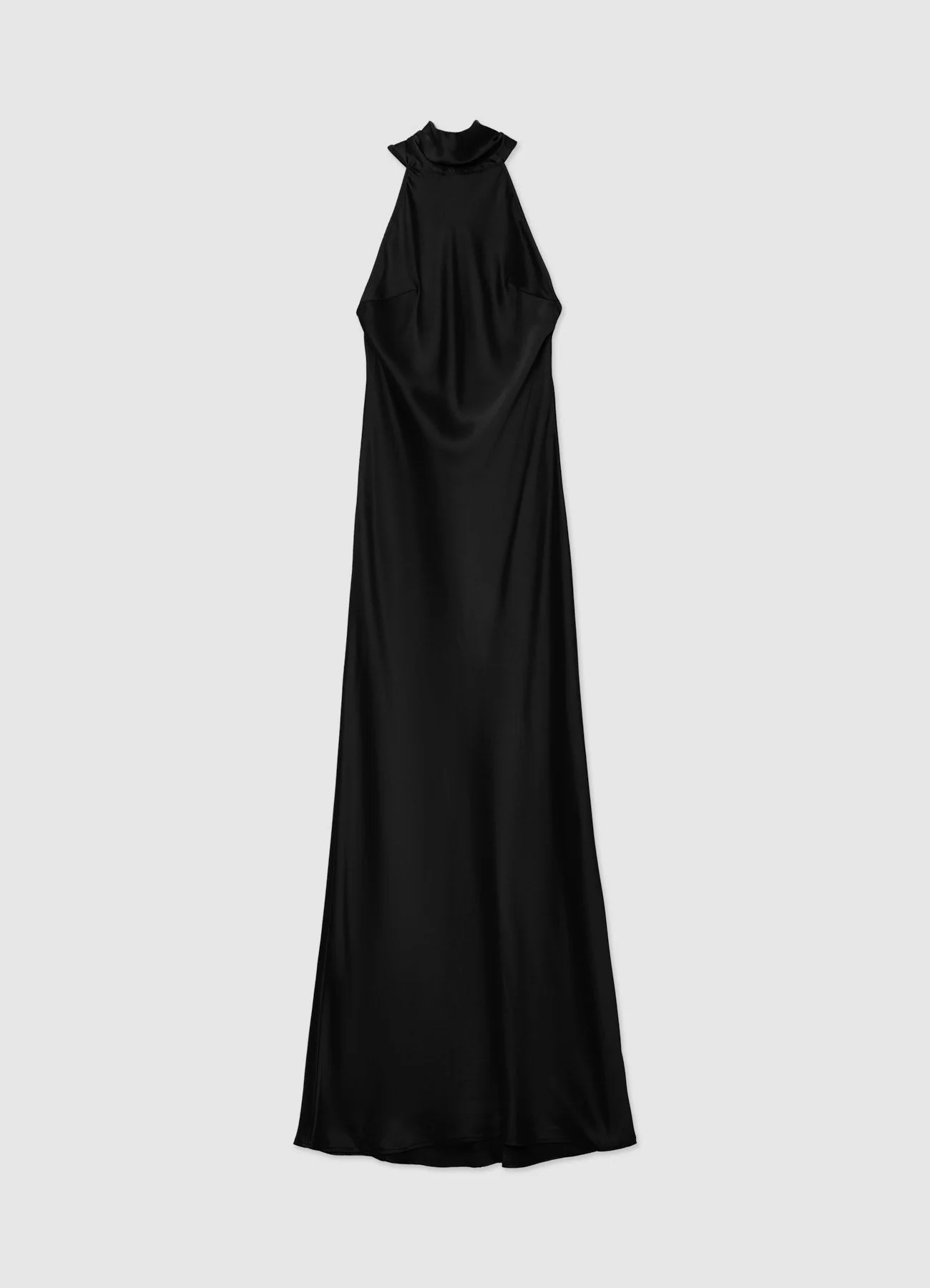 Abito lungo halterneck simil satin - Image 7