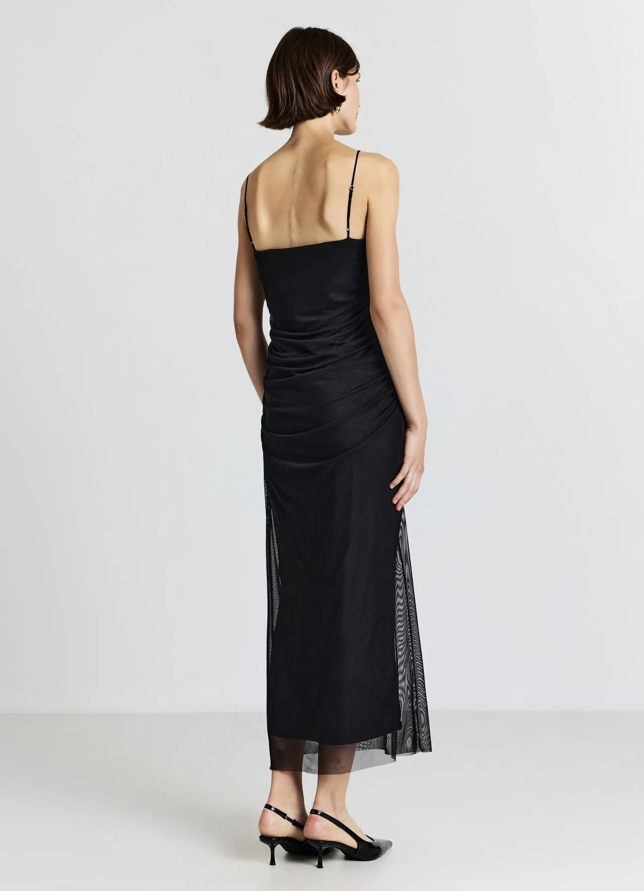 Abito lungo in tulle - Image 2