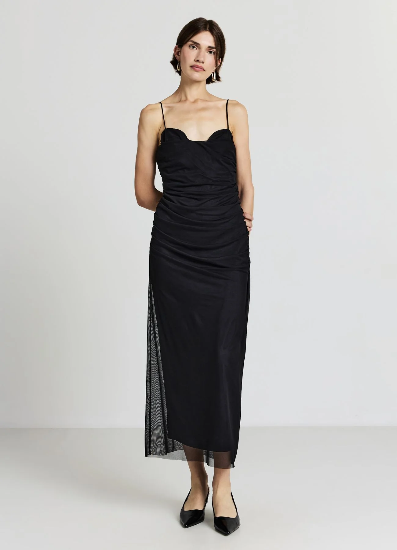 Abito lungo in tulle - Image 3