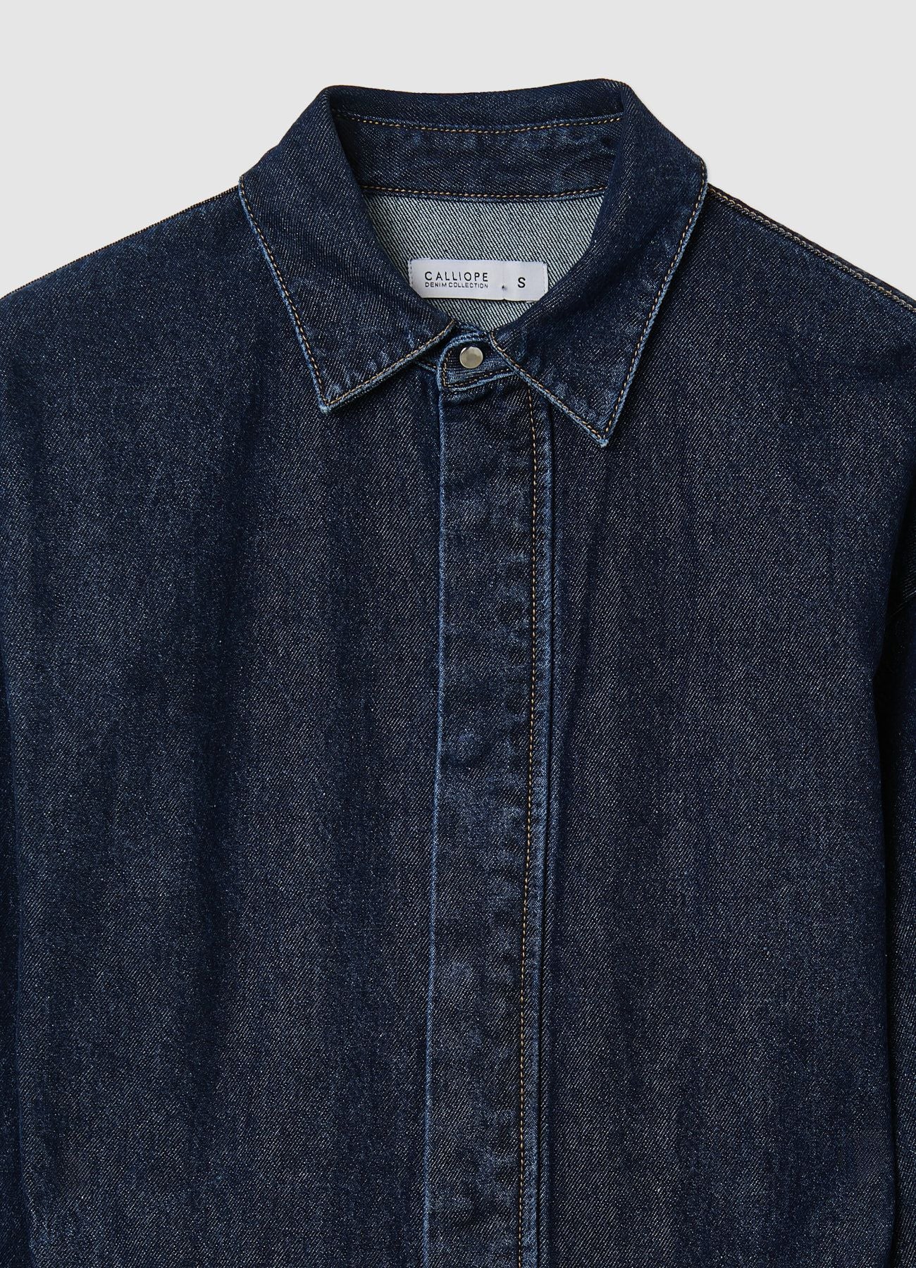 Abito midi in denim con tasche - Image 6