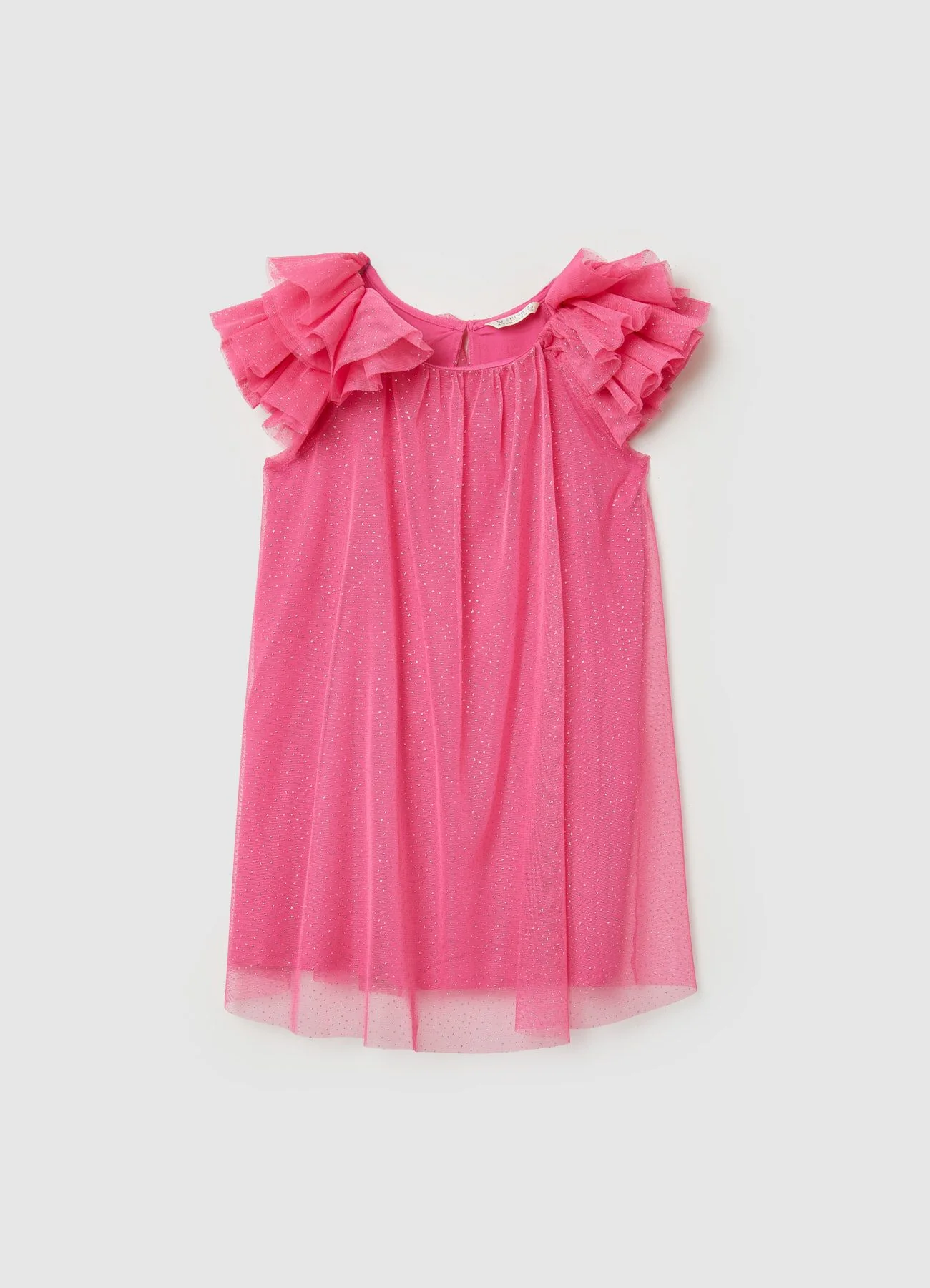 Abito tulle con glitter