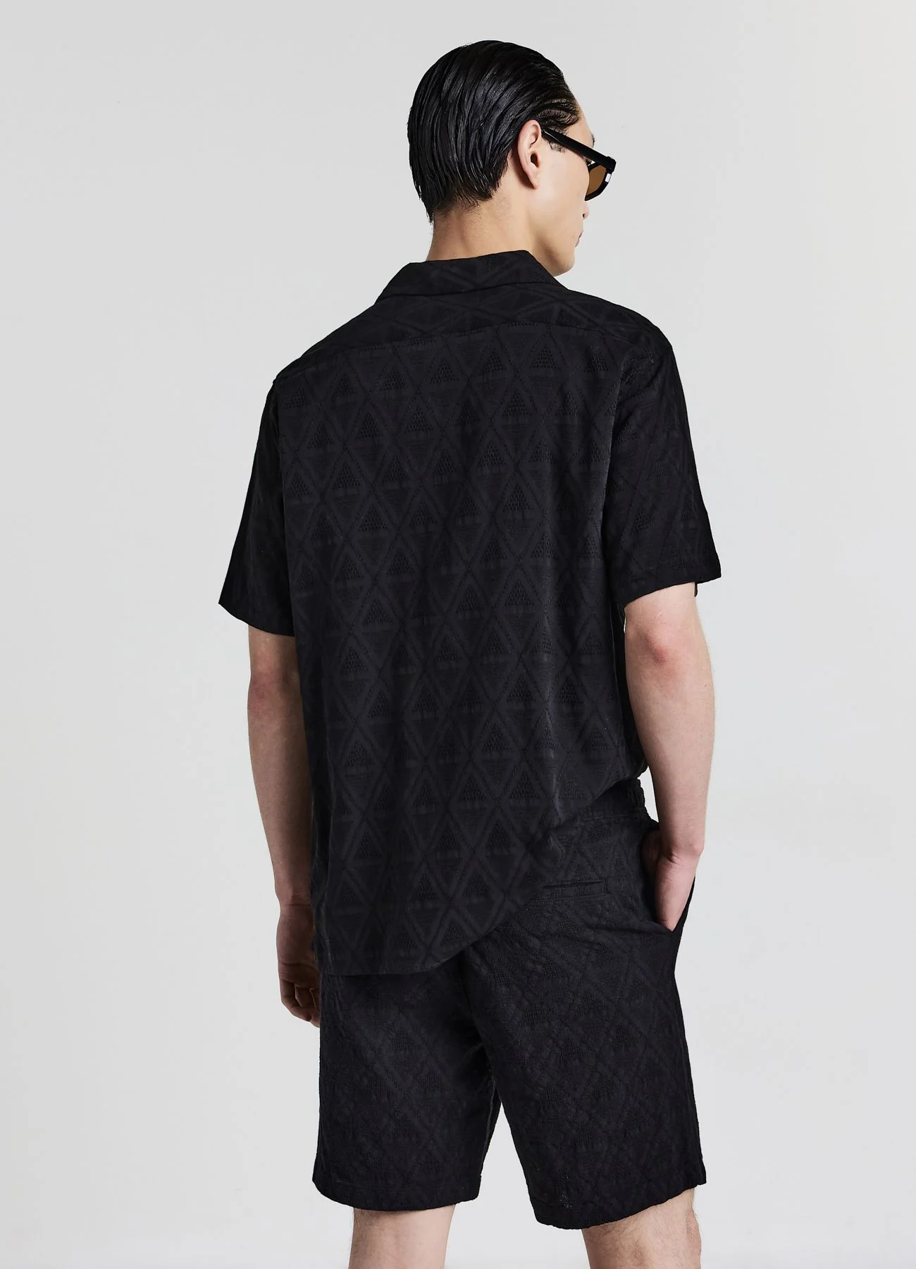 Bermuda jacquard rombo