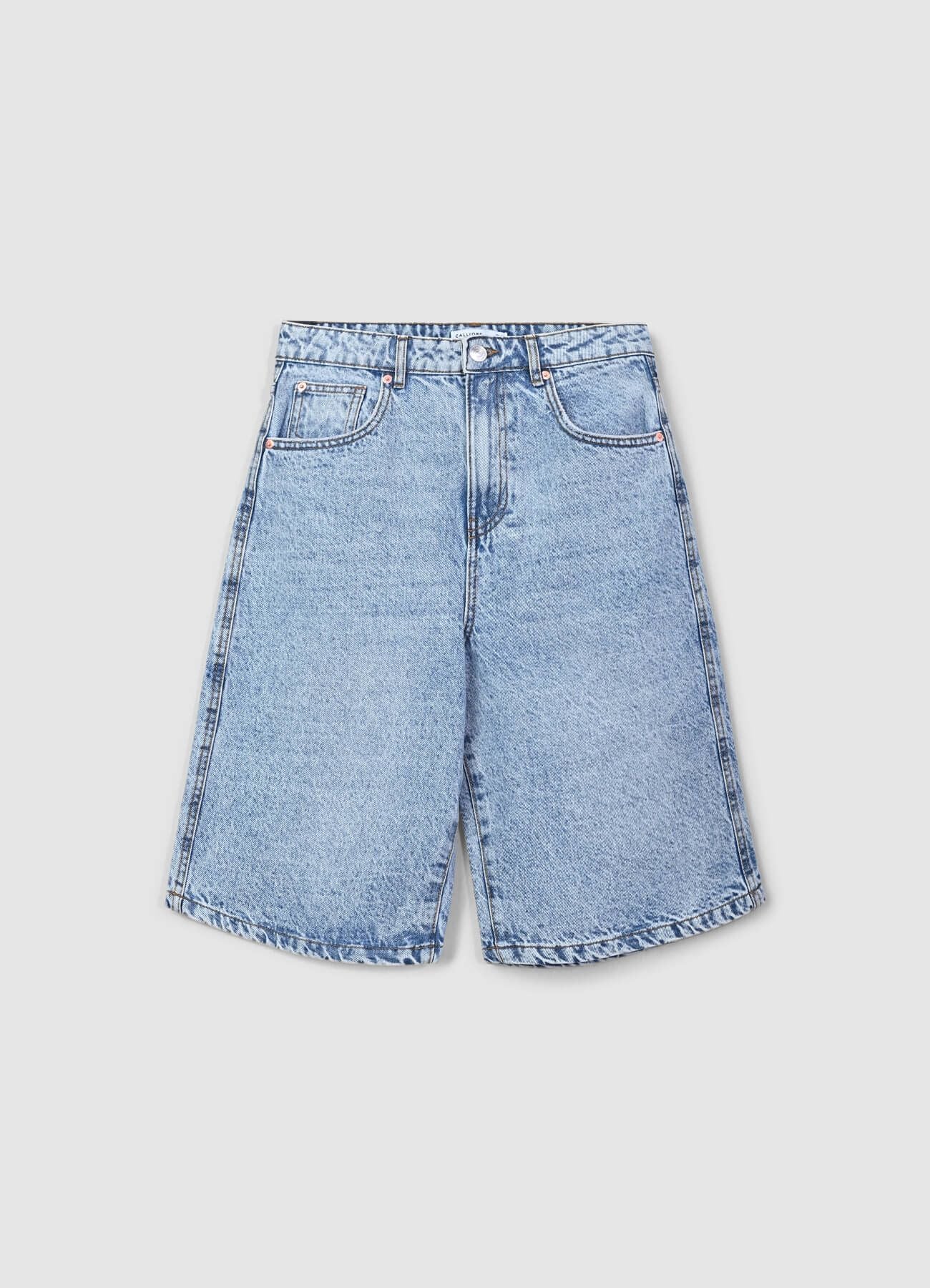 Bermuda lungo in denim - Image 4