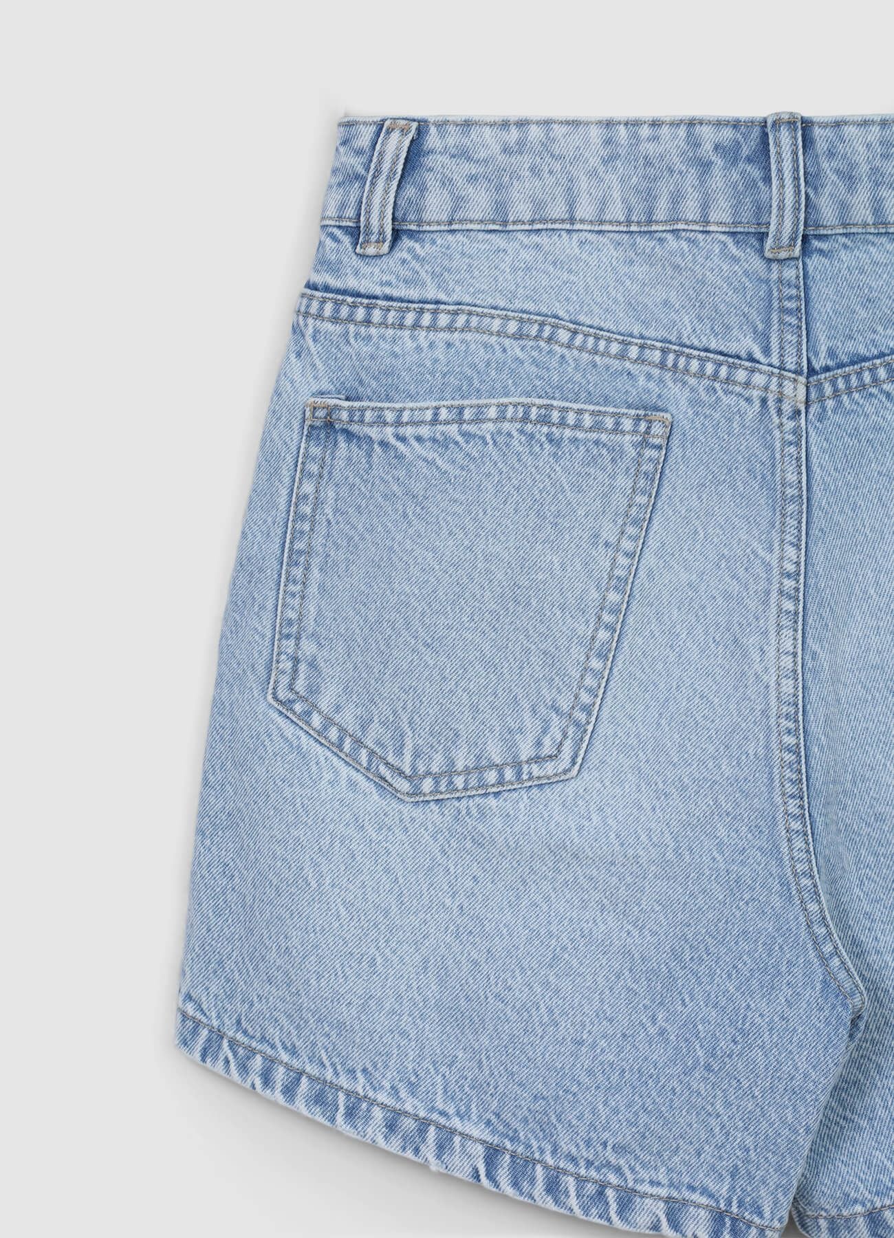Bermuda vita alta denim - Image 6