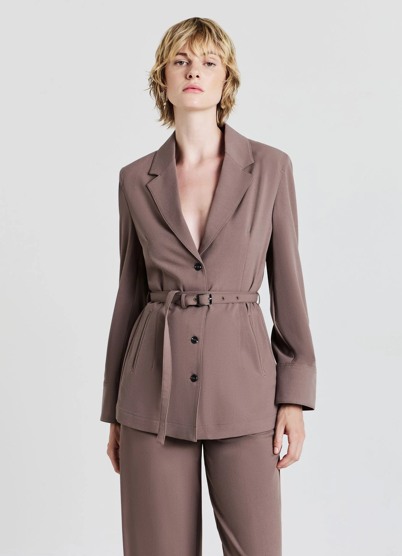 Blazer con cinturino - Image 2