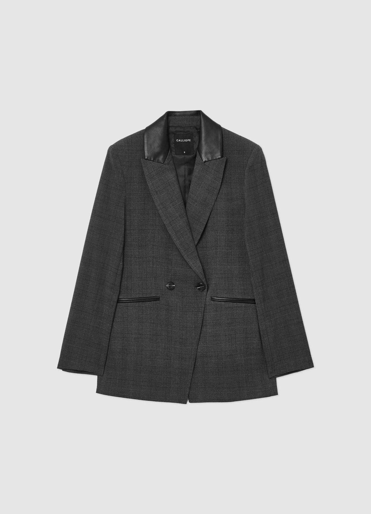 Blazer doppiopetto in Principe di Galles - Image 5