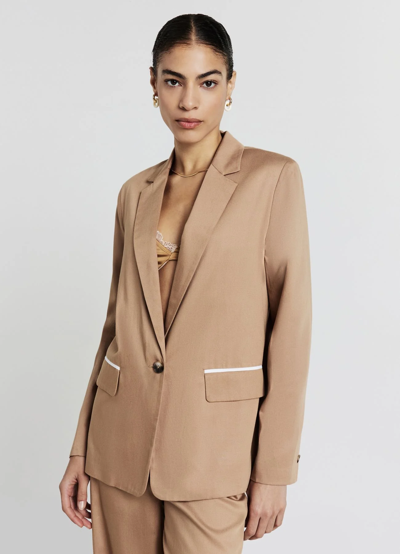 Blazer monopetto sfoderato - Image 2