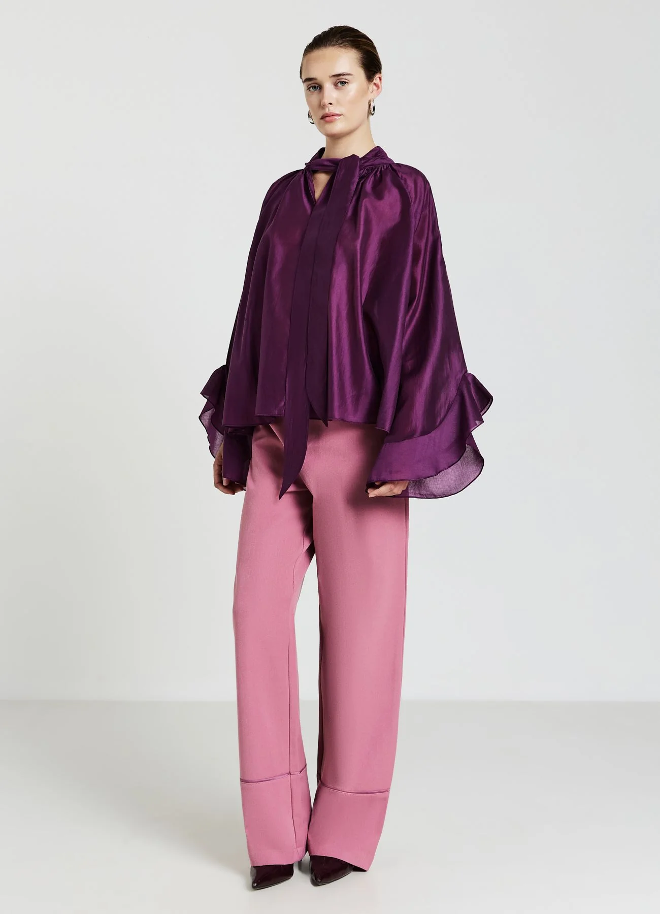 Blusa ampia rouches - Image 2