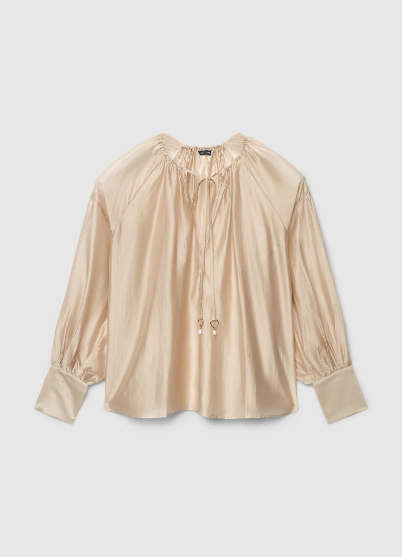 Blusa ampia tinta unita - Image 5
