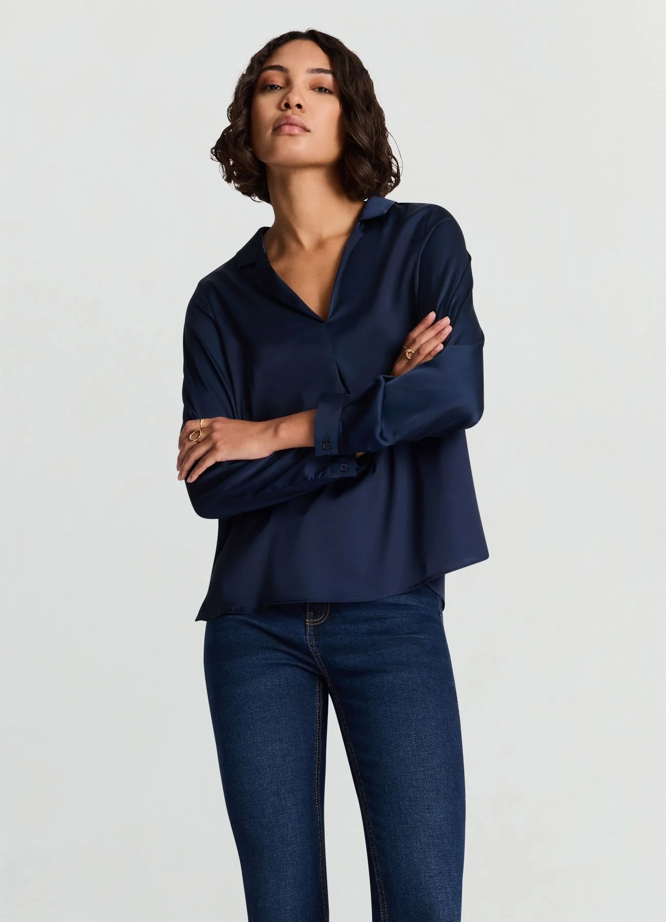 Blusa colletto rever - Image 2