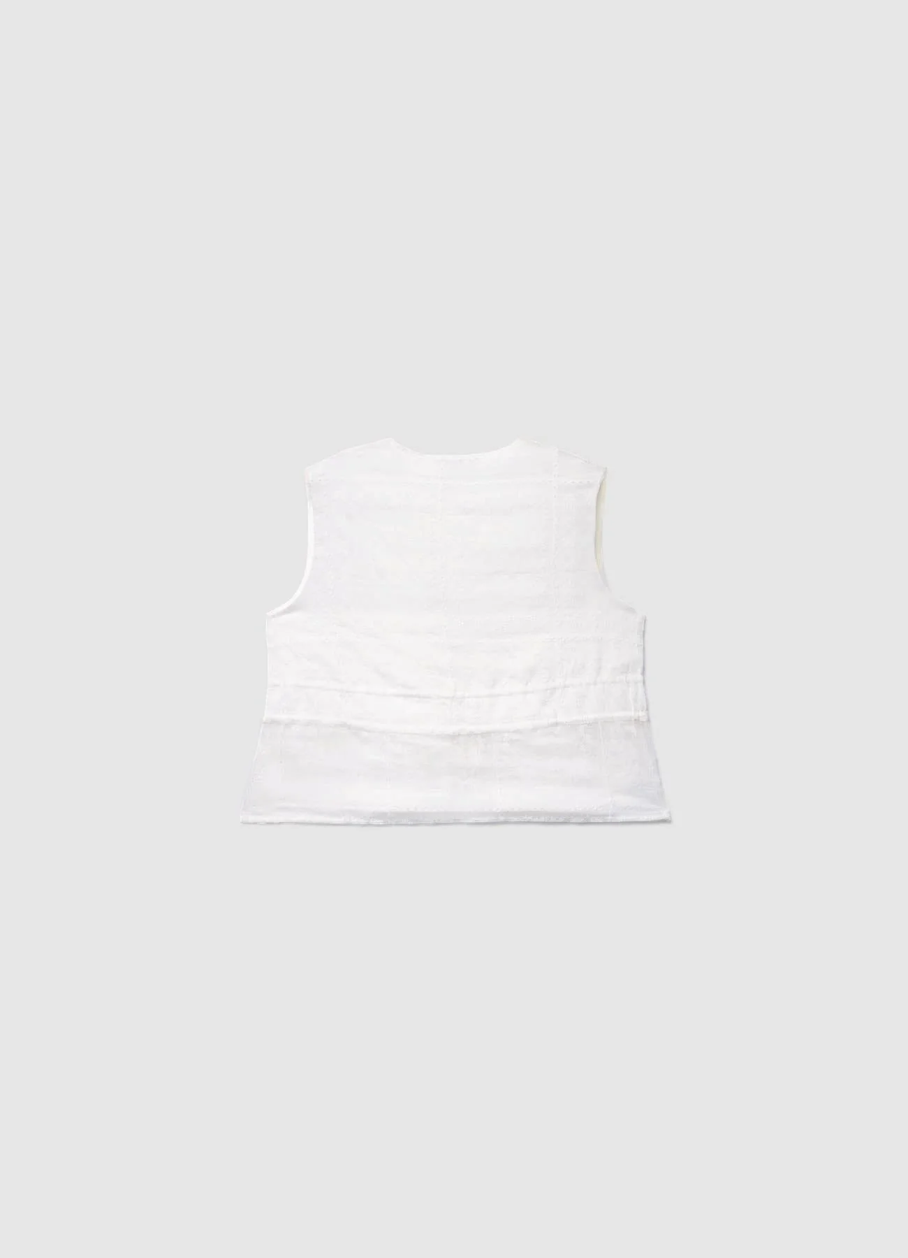 Blusa con laccetti e ricamo sangallo - Image 6