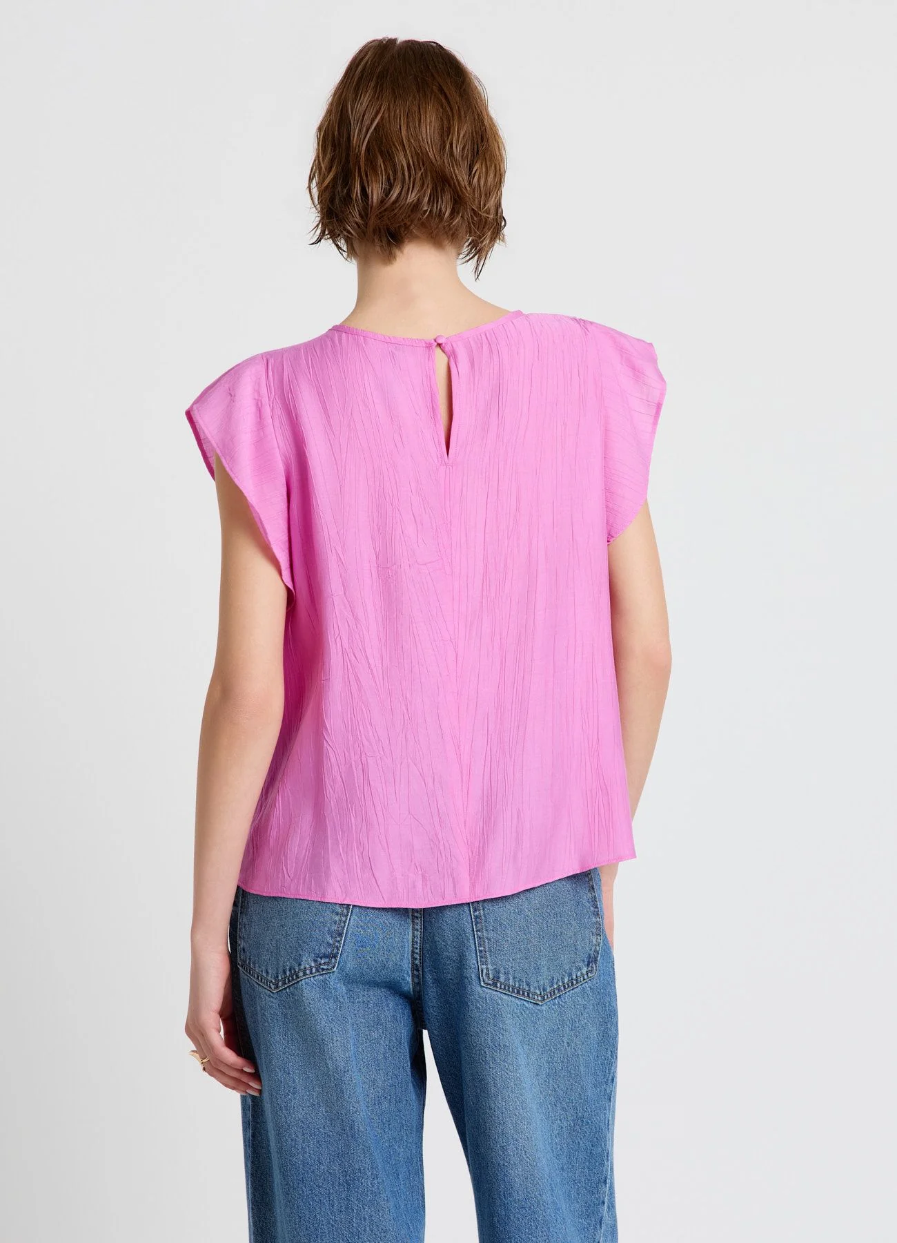 Blusa con maniche a volant - Image 3