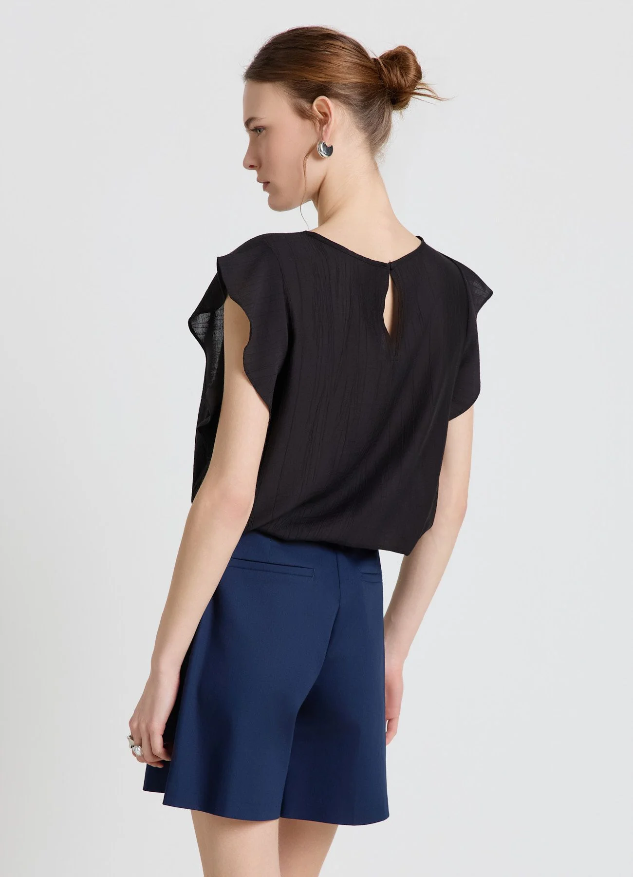 Blusa con maniche a volant - Image 3