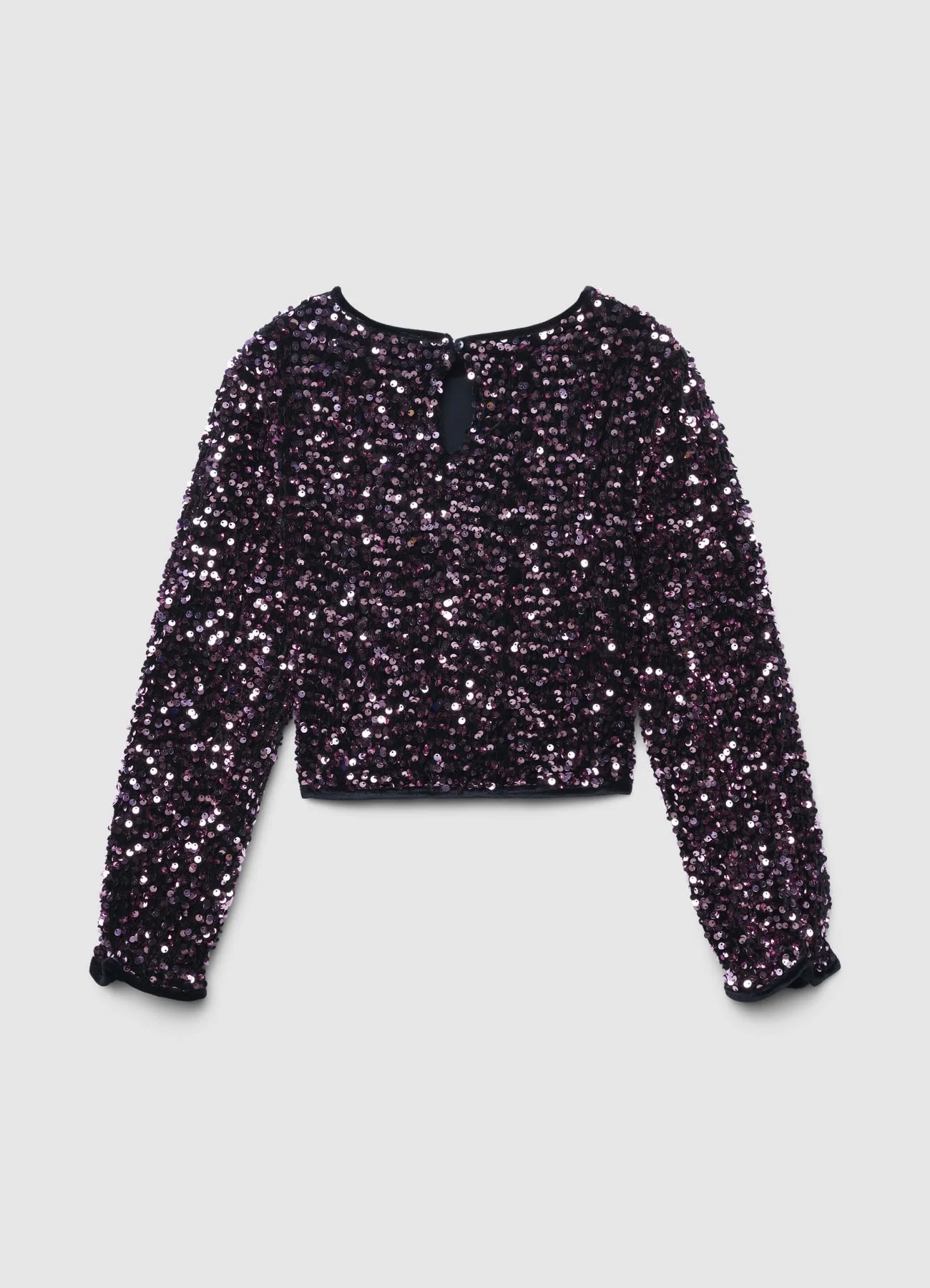 Blusa con paillettes