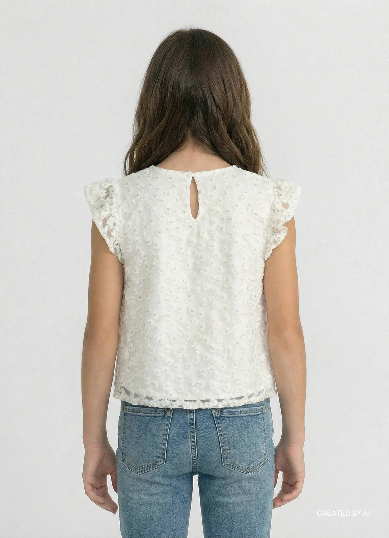 Blusa con ricamo fiori - Image 3