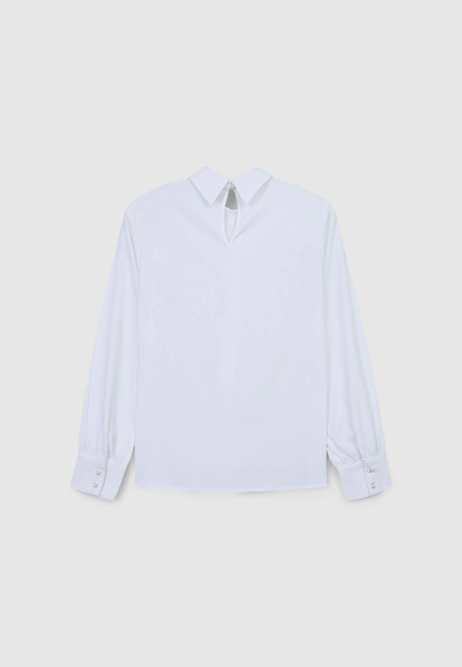 Blusa con rosa applicata - Image 6