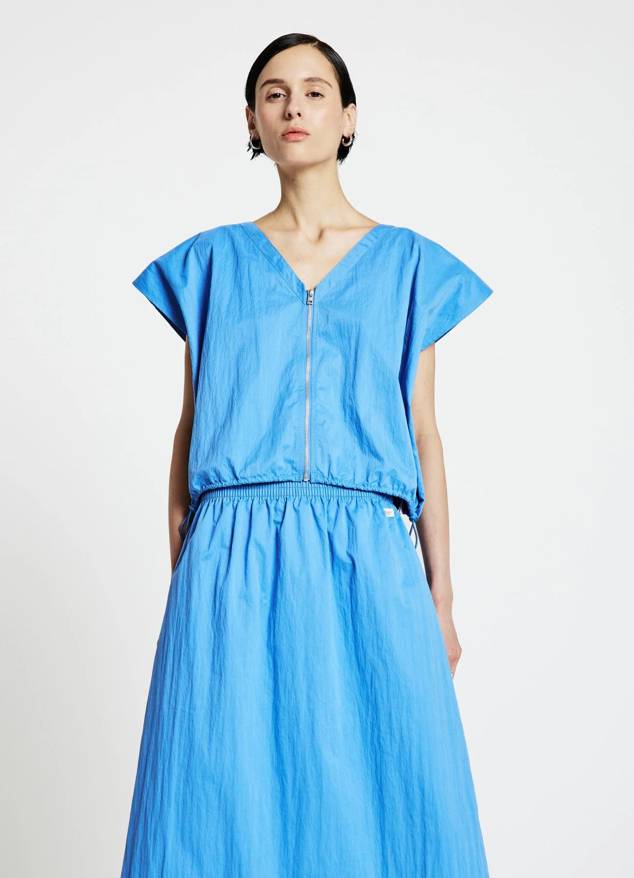 Blusa con zip frontale - Image 3