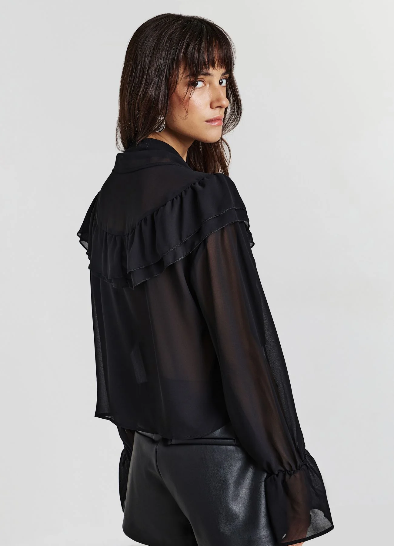 Blusa fiocco e frill - Image 3
