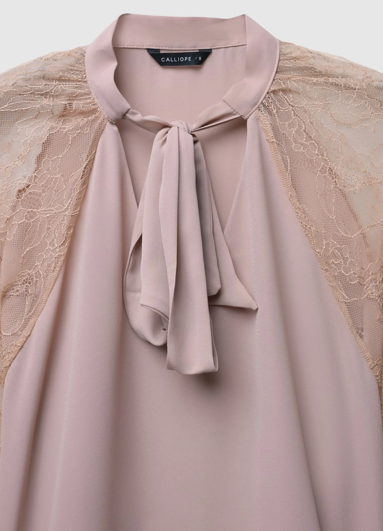 Blusa fiocco maniche pizzo - Image 4