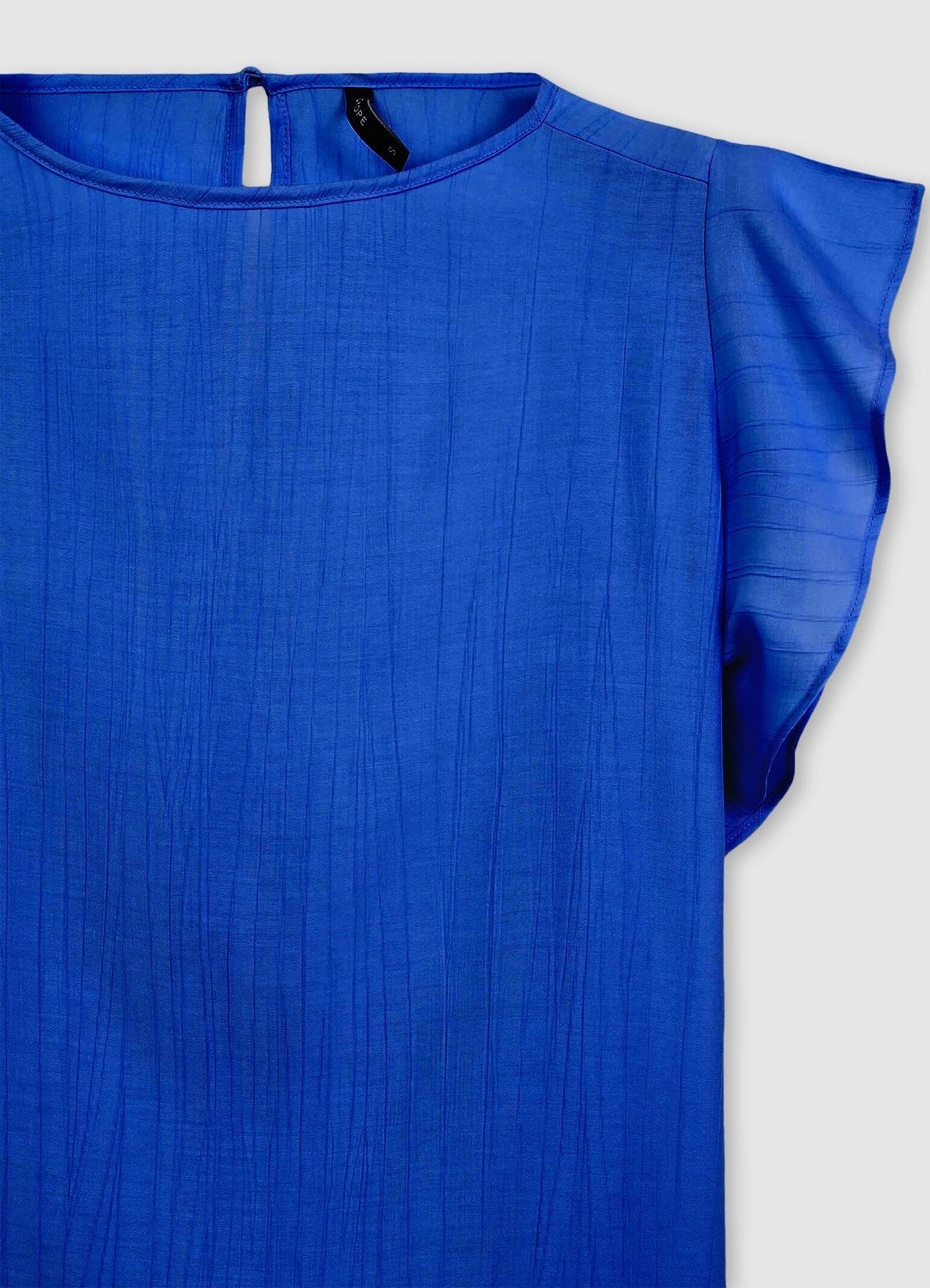 Blusa maniche con rouches - Image 4