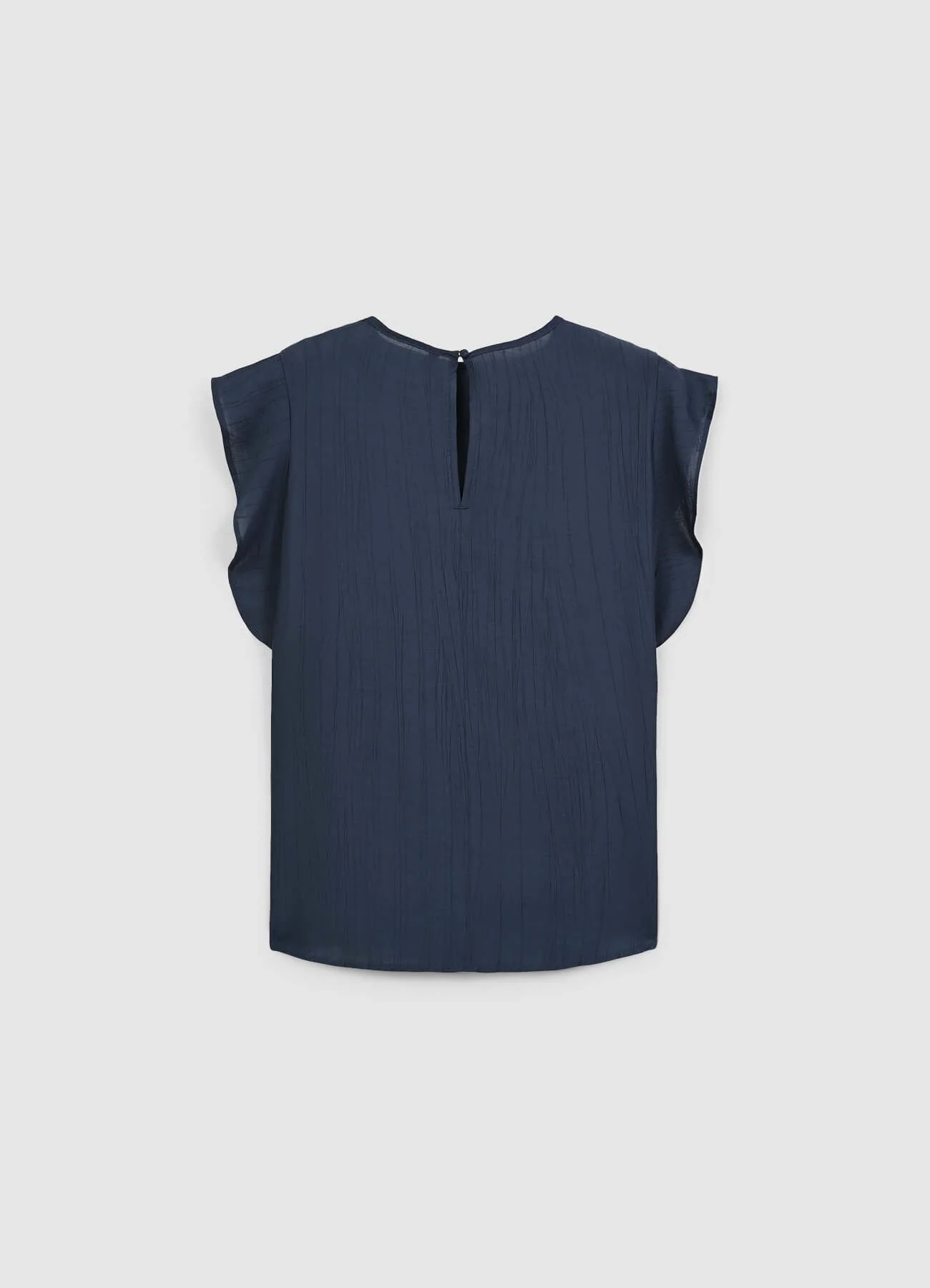 Blusa maniche con rouches - Image 4