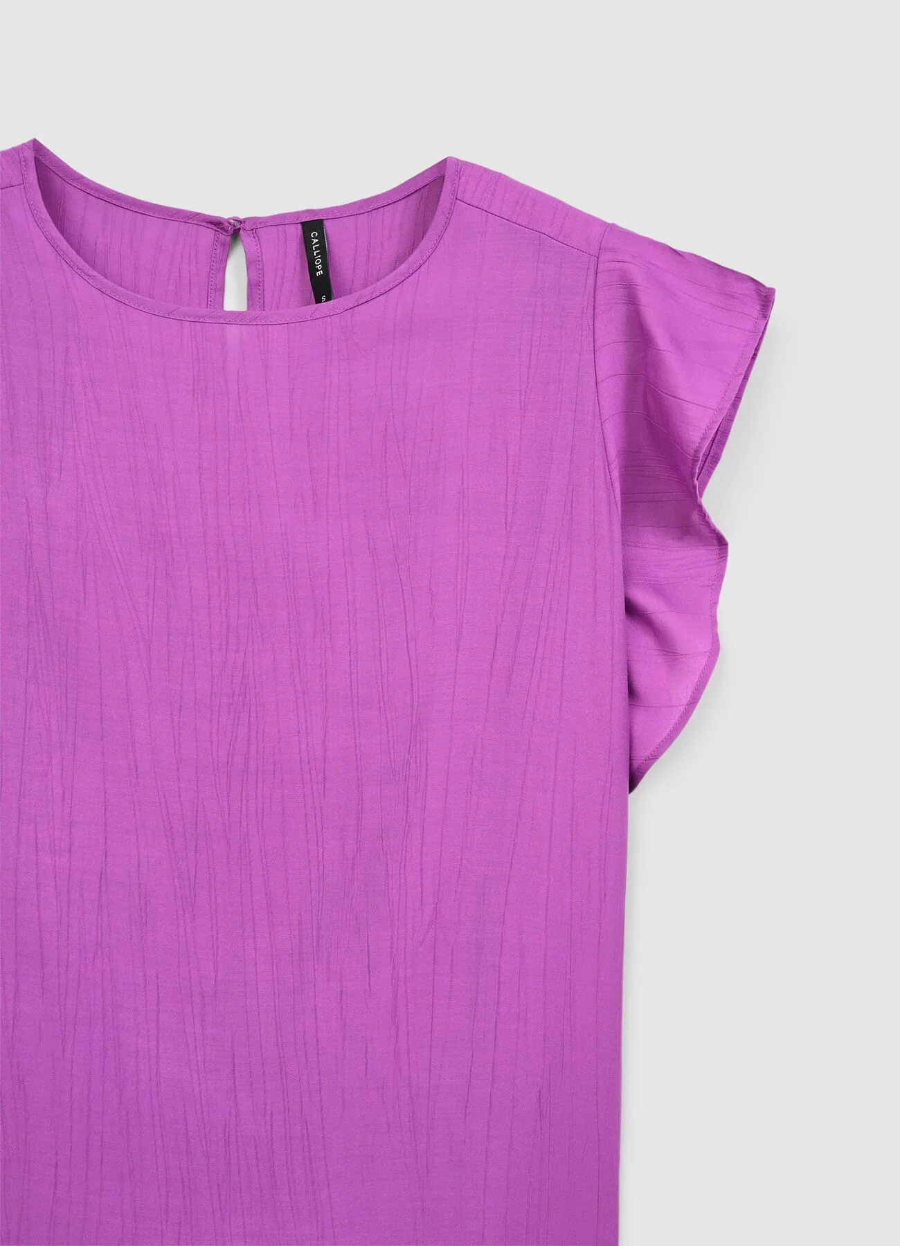 Blusa maniche con rouches - Image 5