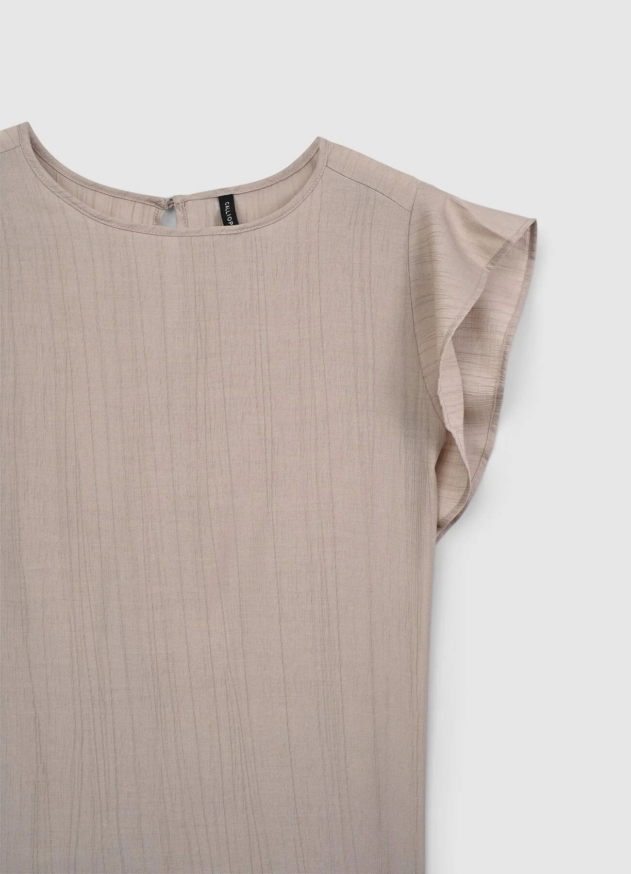 Blusa maniche con rouches - Image 6