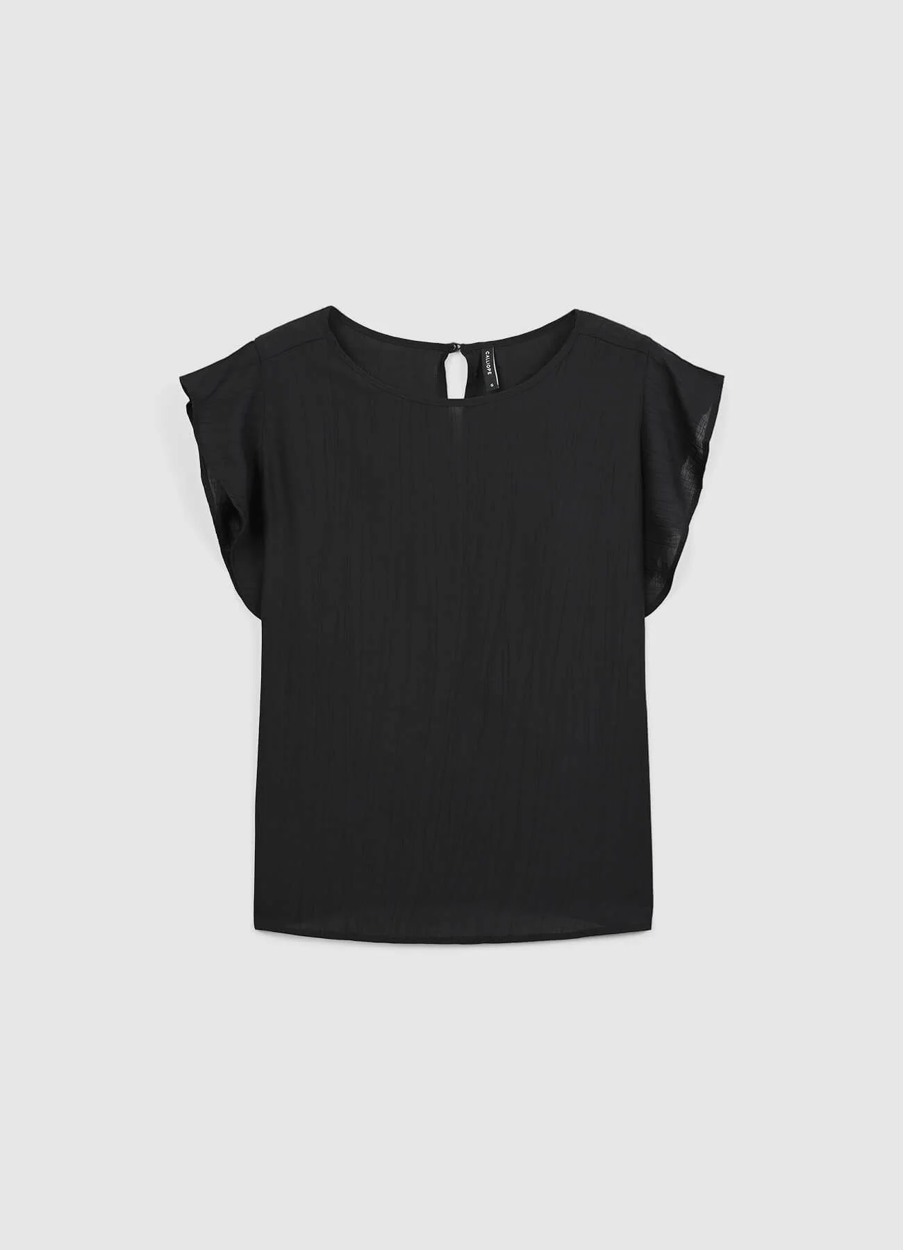 Blusa maniche con rouches - Image 5