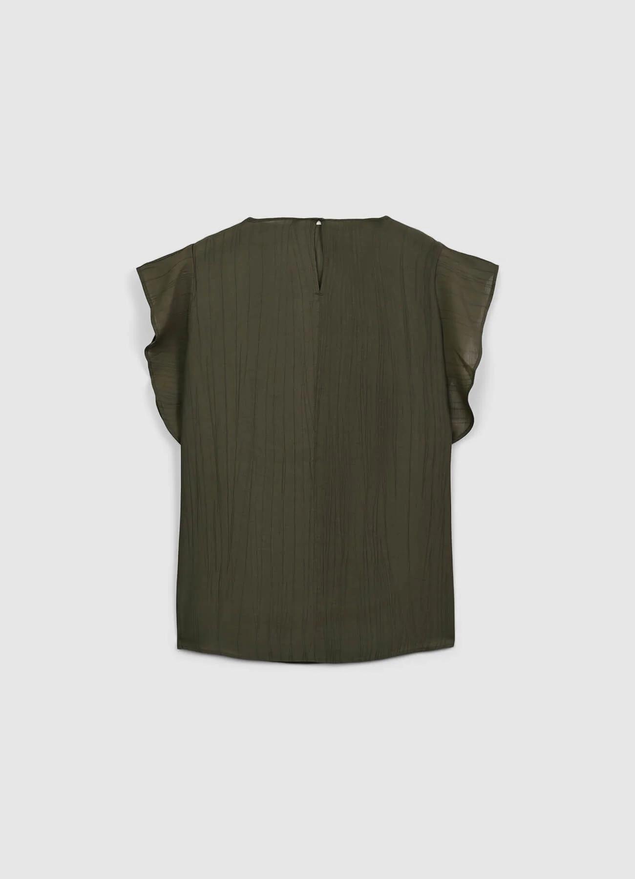 Blusa maniche con rouches - Image 7