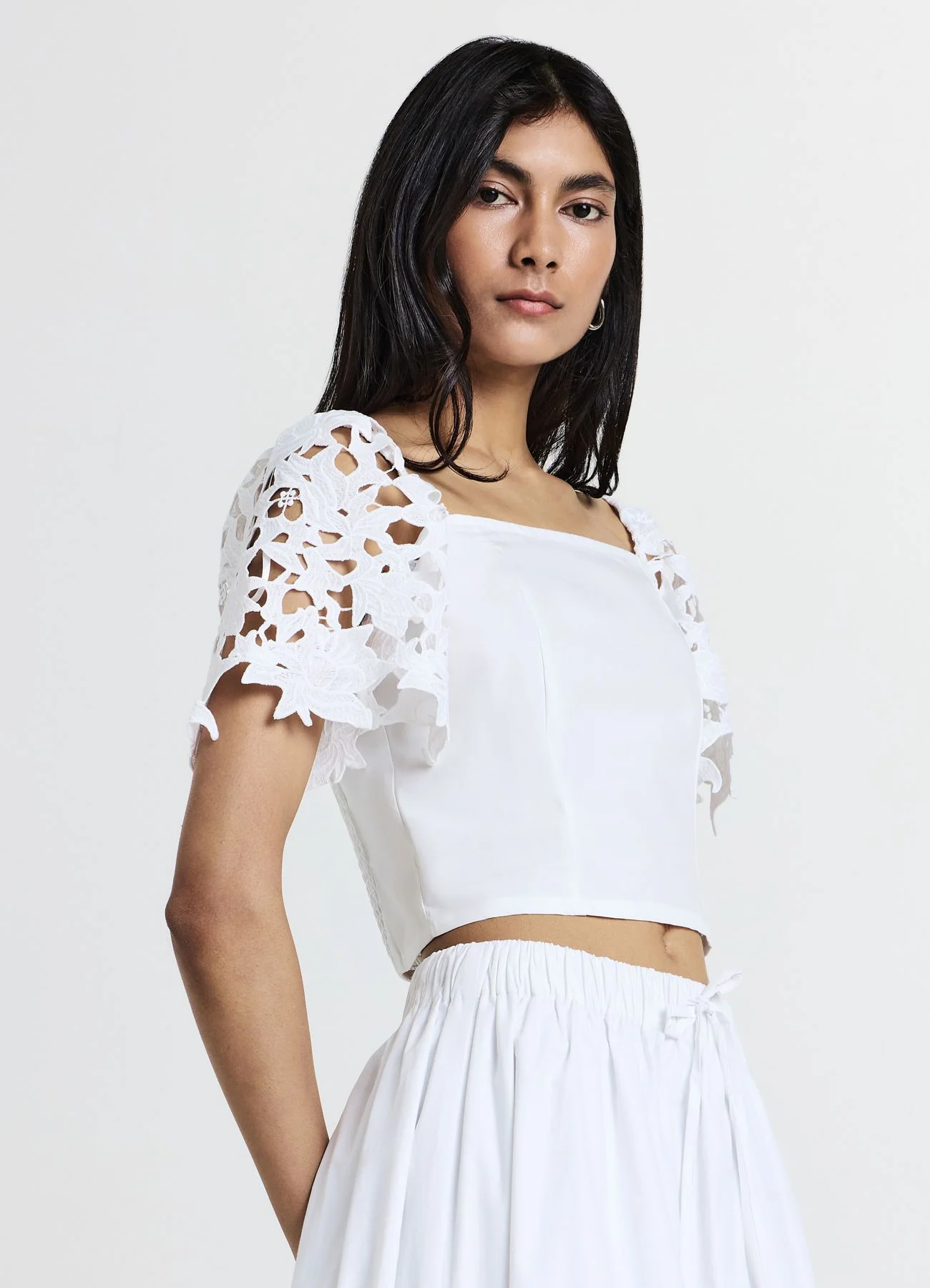 Blusa maniche pizzo - Image 3