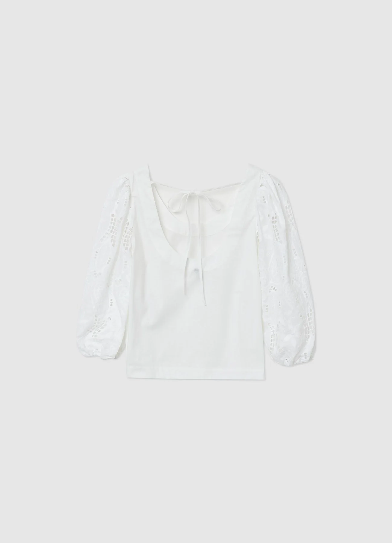 Blusa maniche sangallo - Image 5