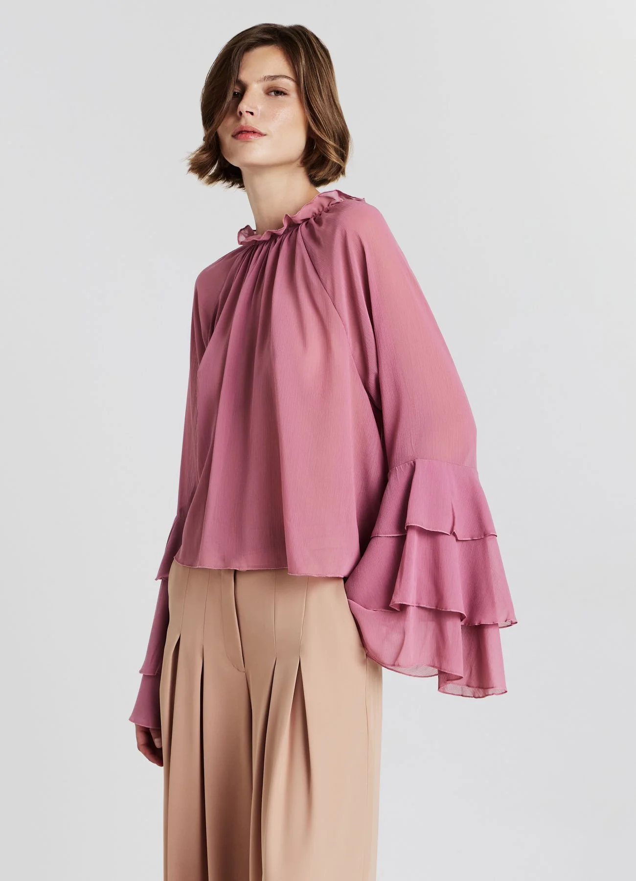 Blusa maniche volant - Image 2