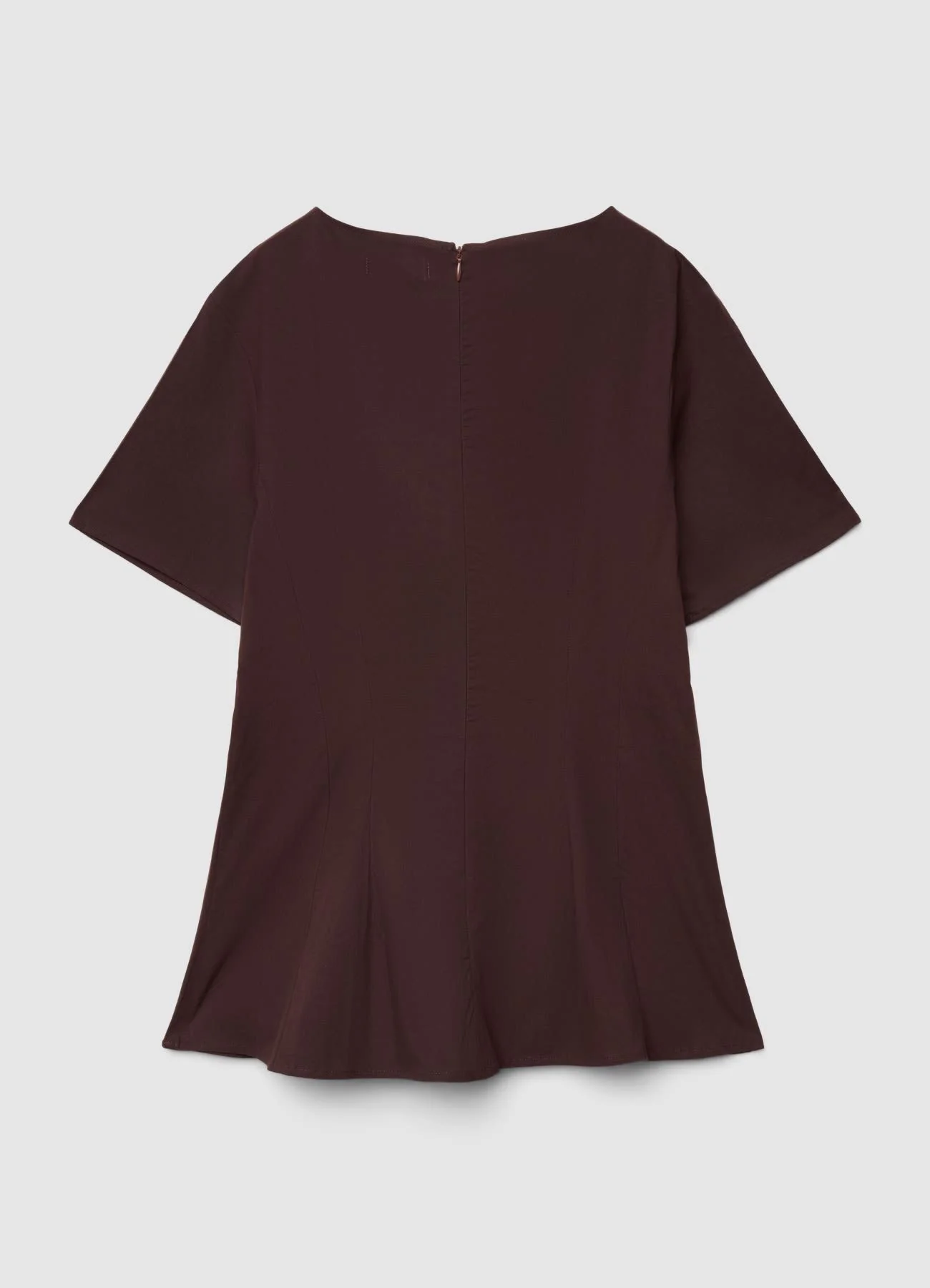 Blusa peplo con zip sul retro - Image 5