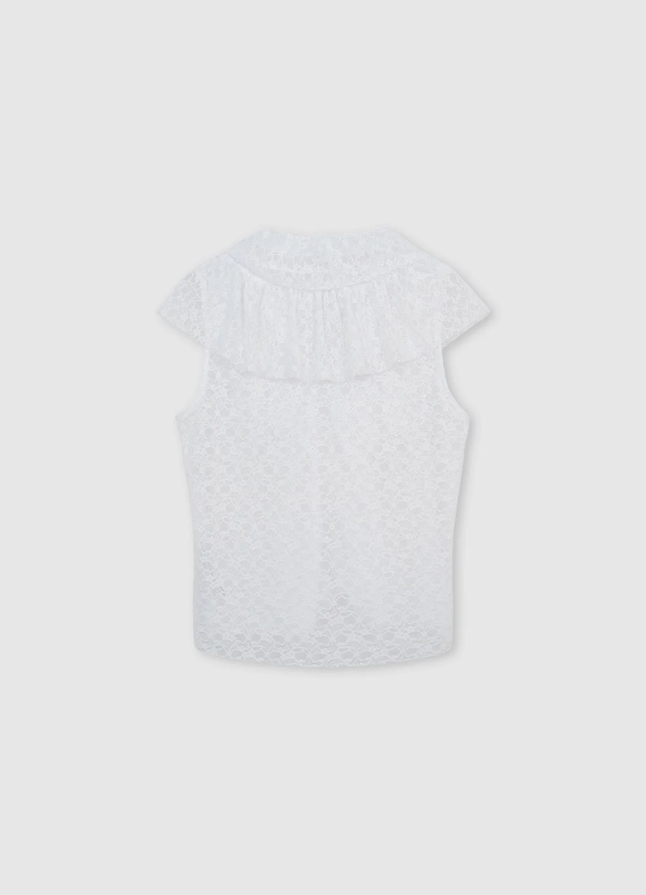 Blusa pizzo con balza - Image 6