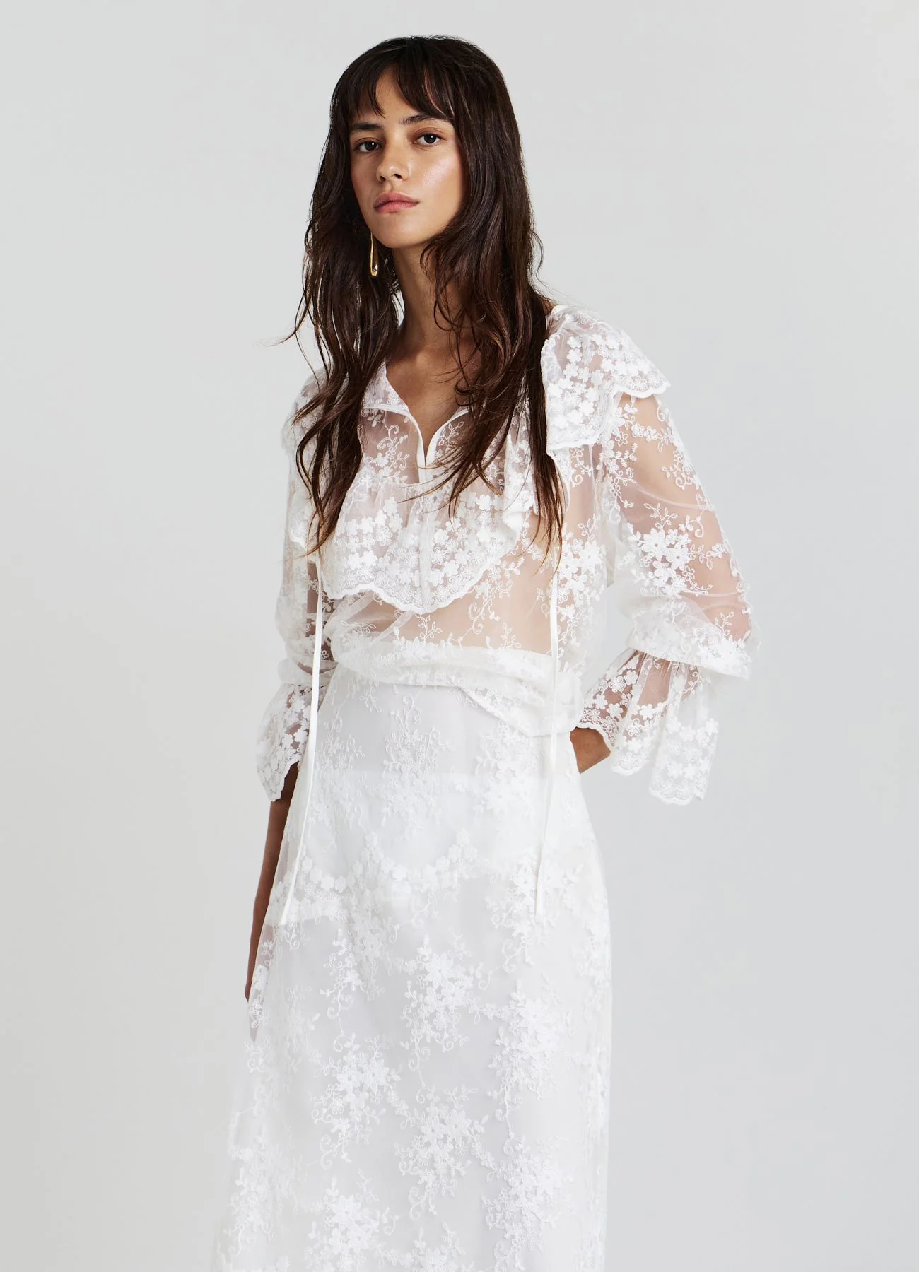 Blusa pizzo frill - Image 7