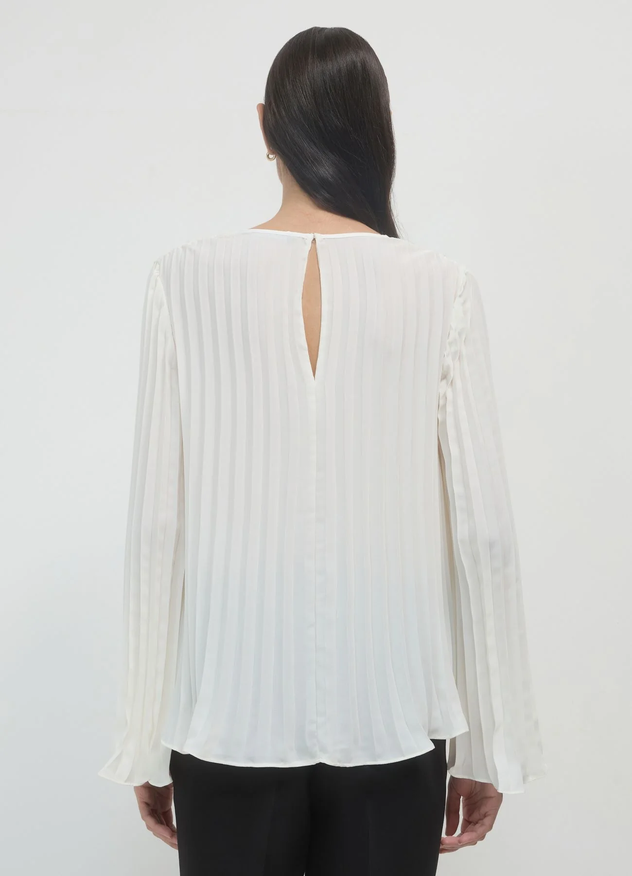 Blusa plissettata