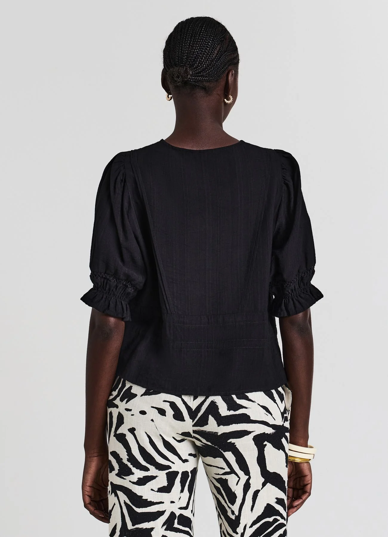 Blusa ricamo a jour - Image 3