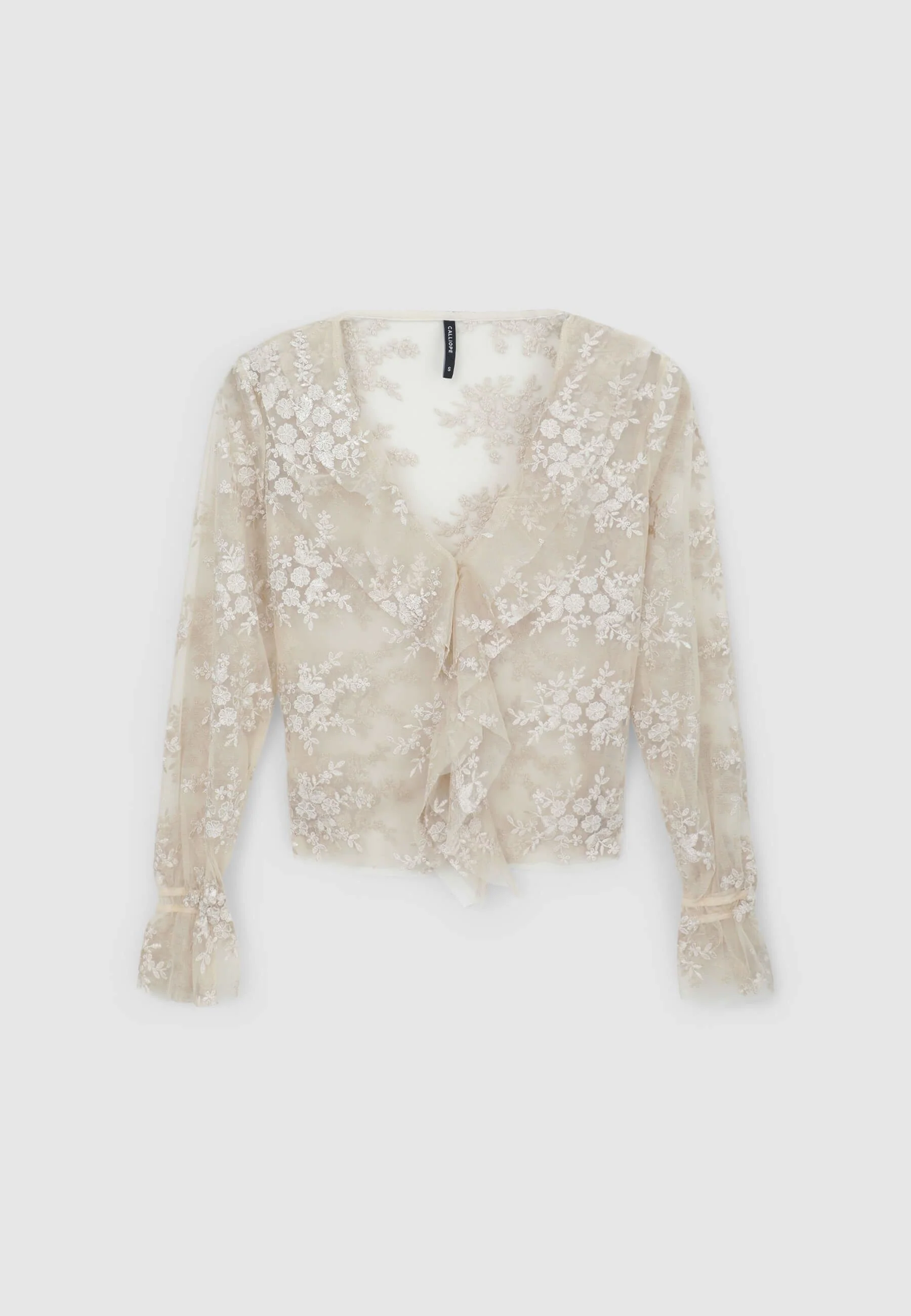 Blusa rouches pizzo - Image 5