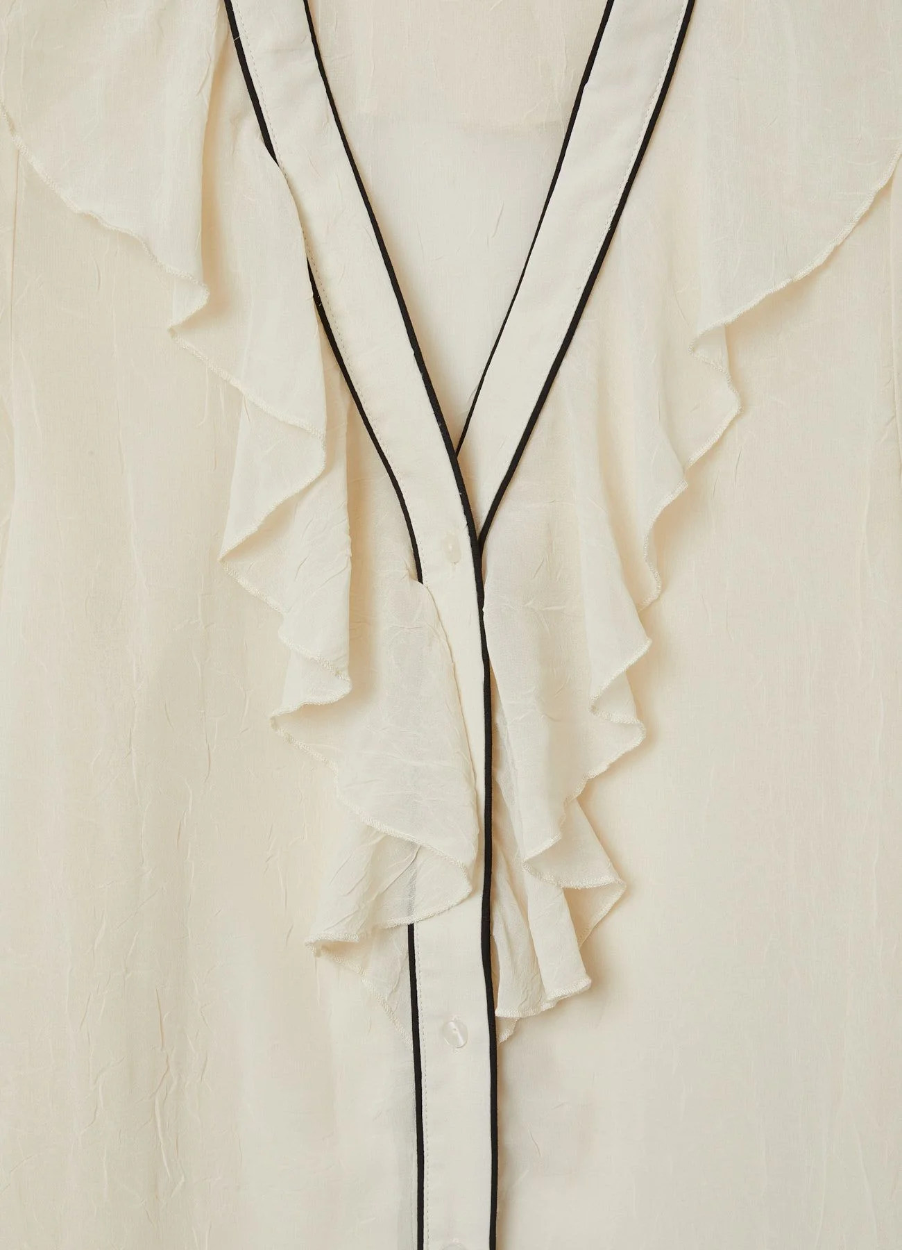 Blusa rouches profili contrasto - Image 4
