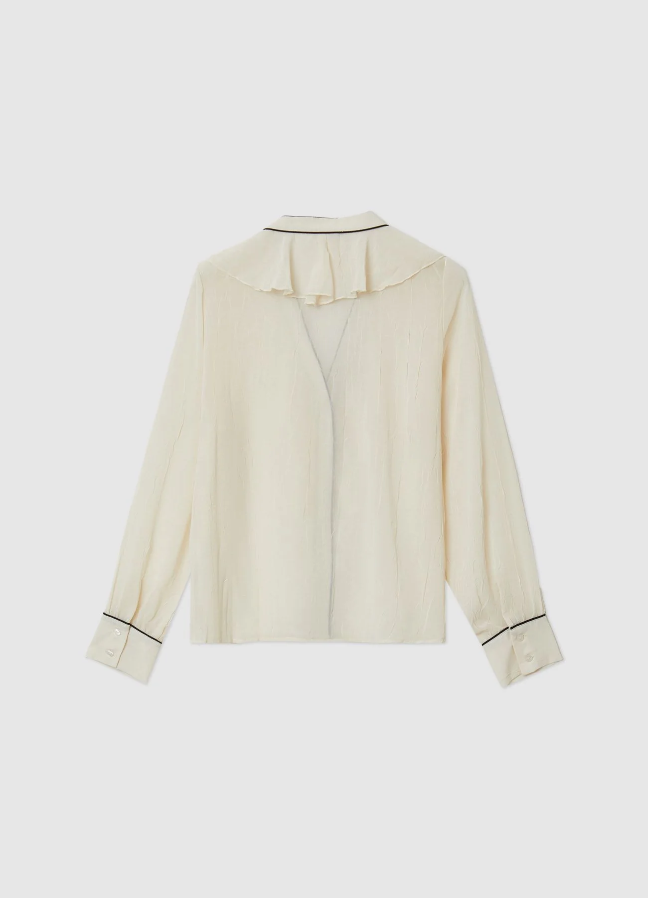 Blusa rouches profili contrasto - Image 5