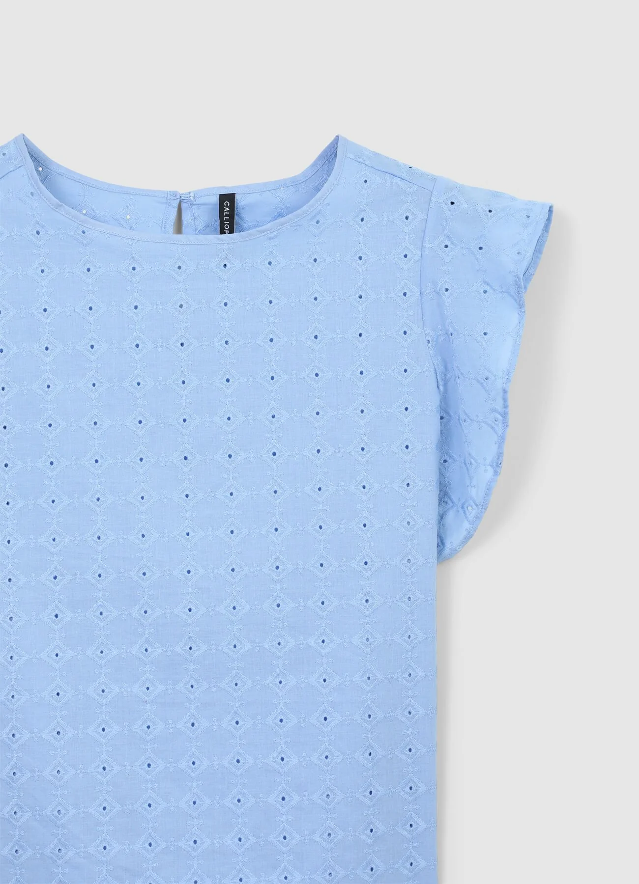 Blusa sangallo con rouches - Image 3
