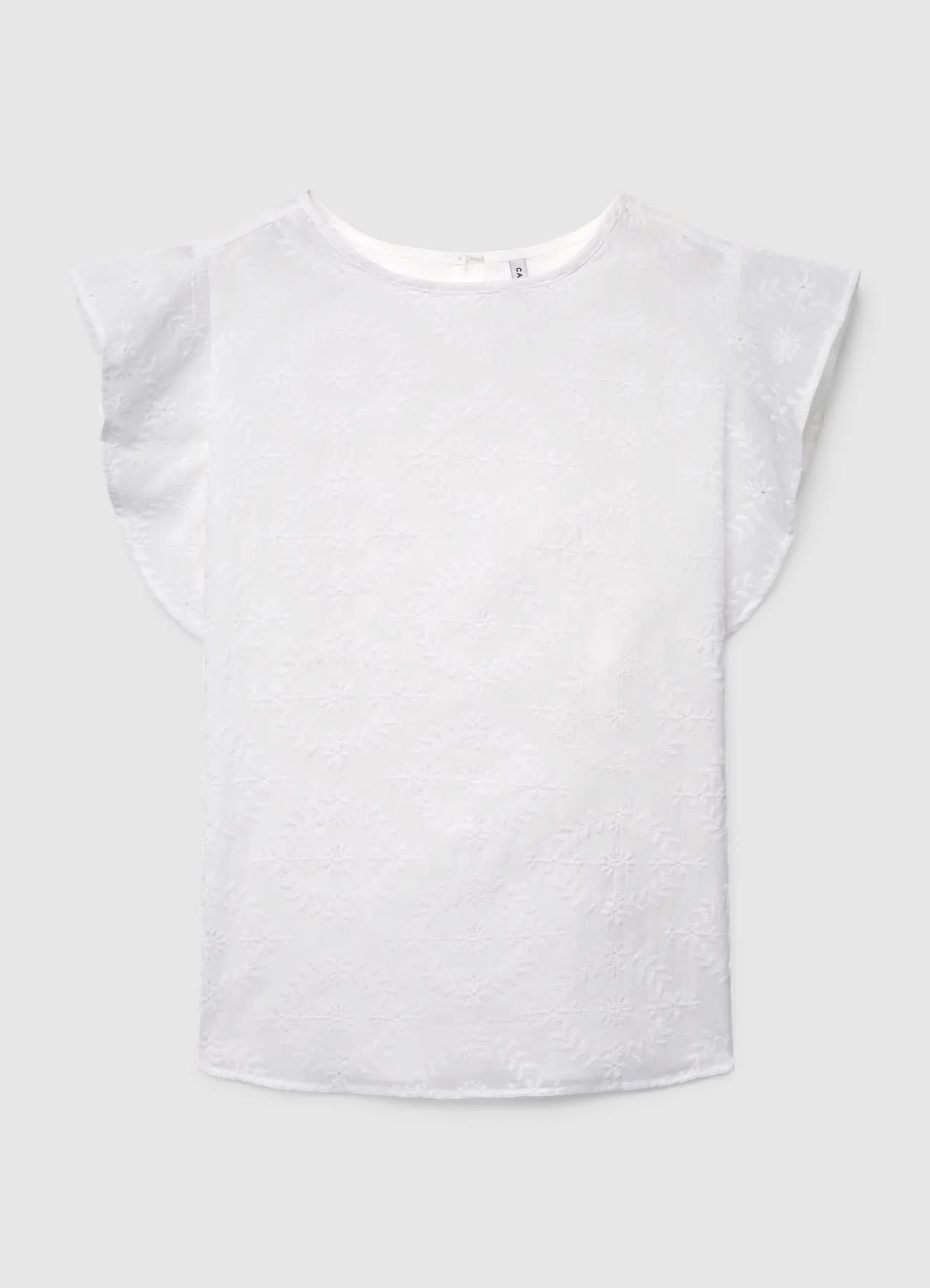 Blusa sangallo maniche rouches - Image 5