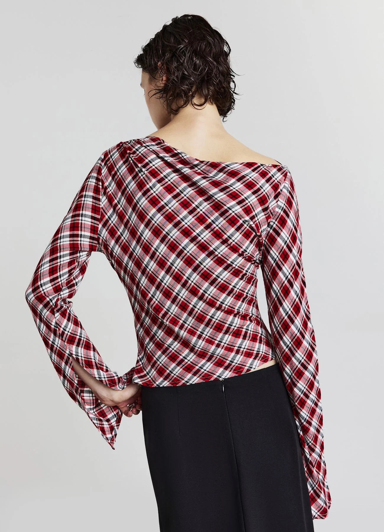 Blusa sciallata fantasia - Image 3