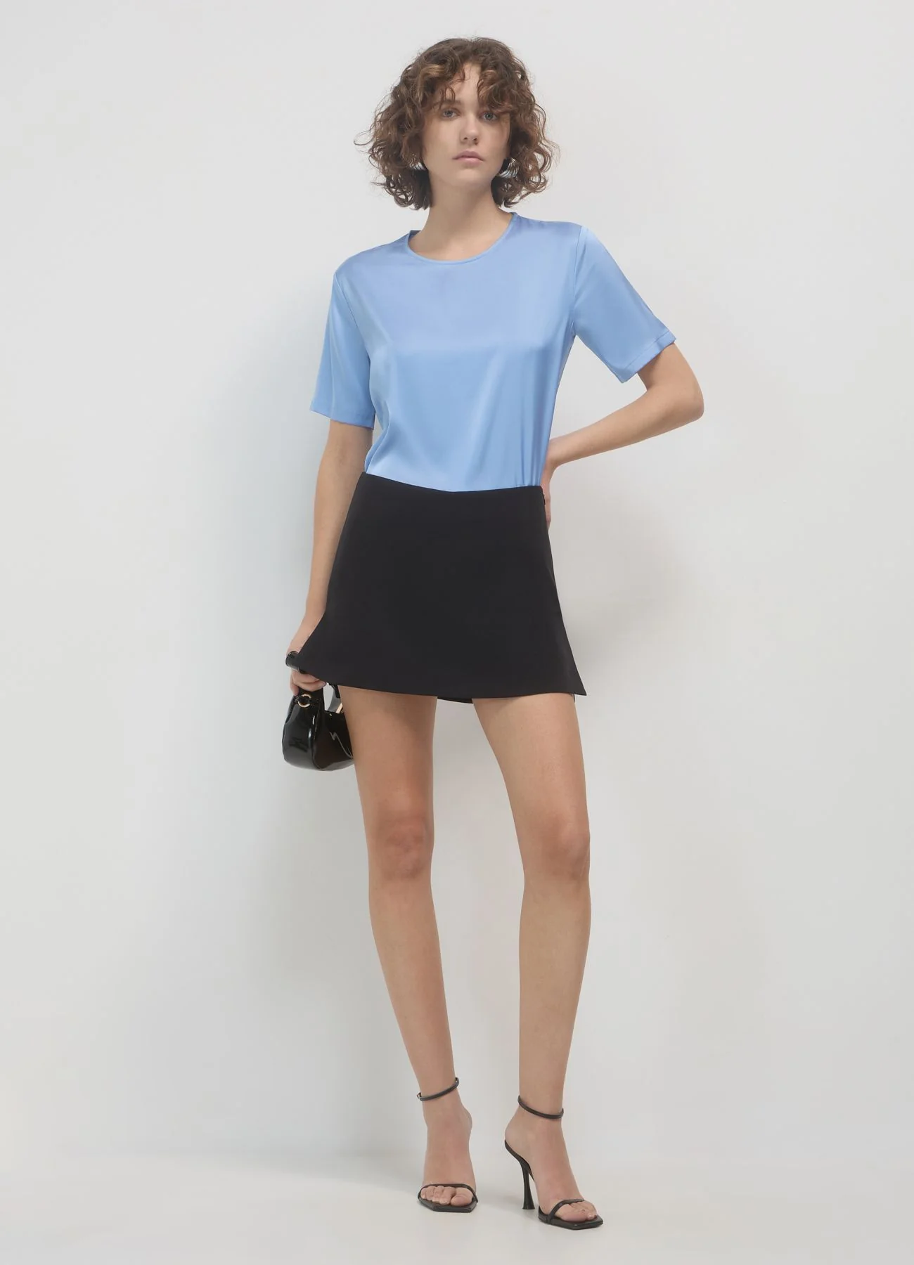 Blusa simil satin