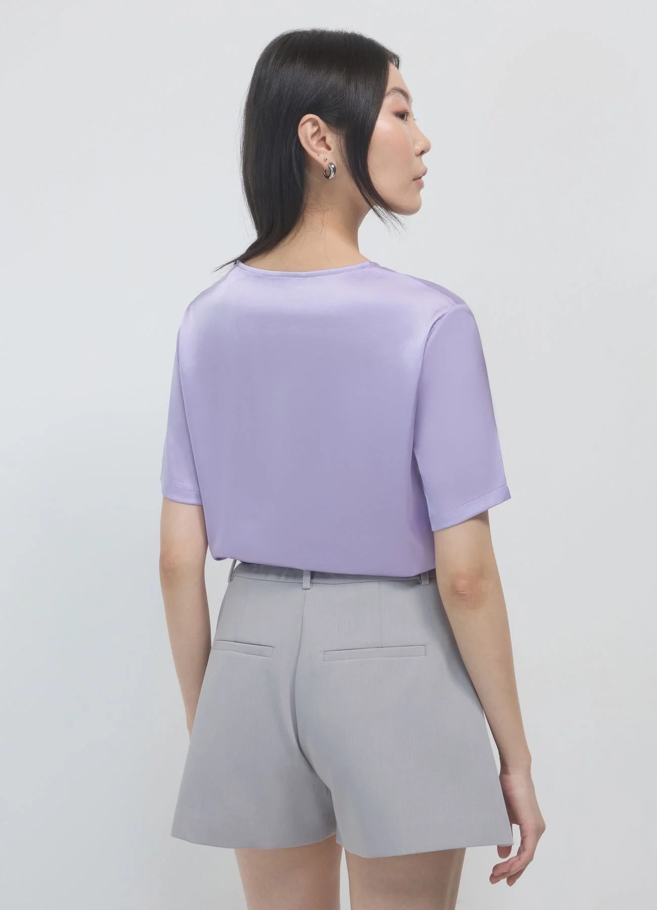 Blusa simil satin