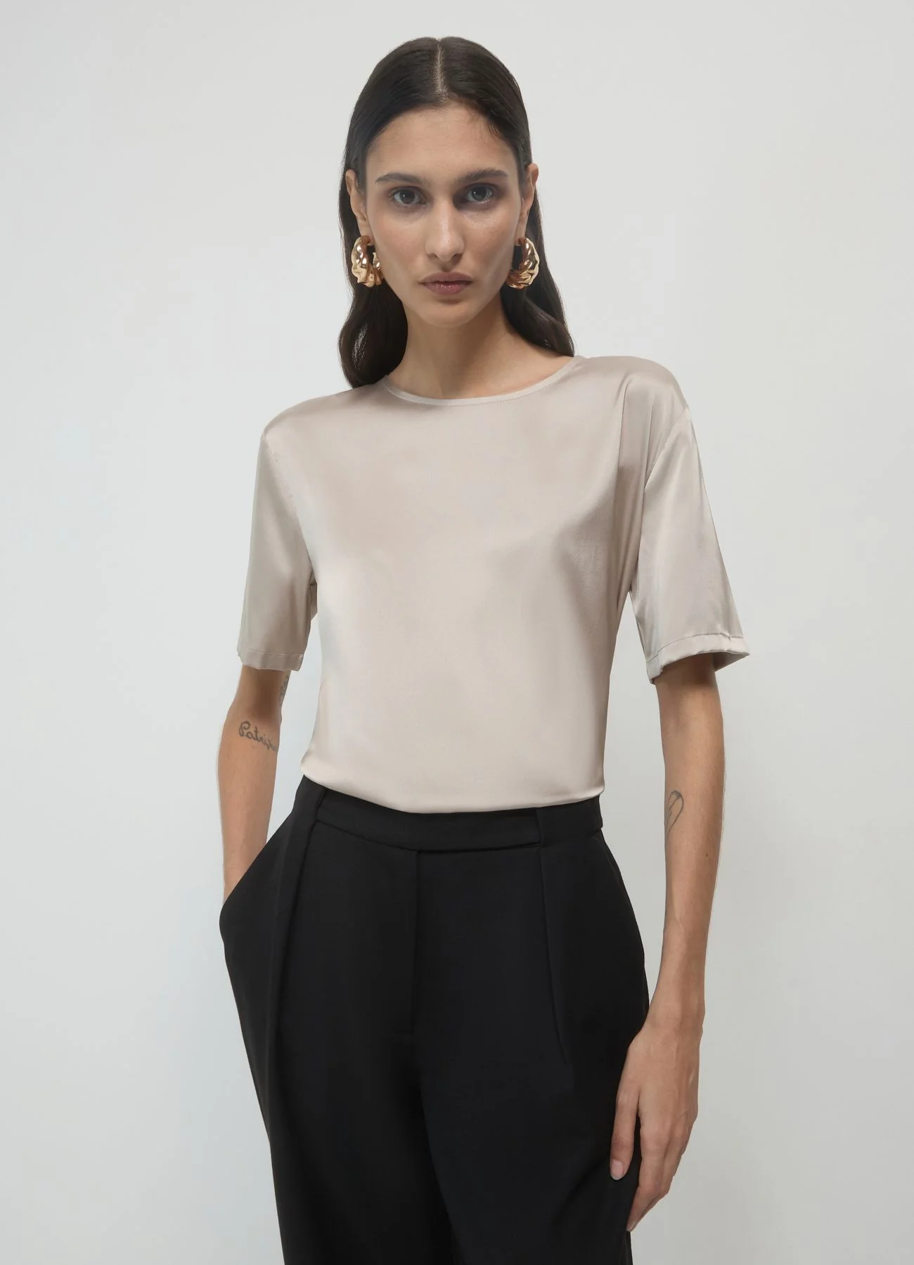 Blusa simil satin - Image 2