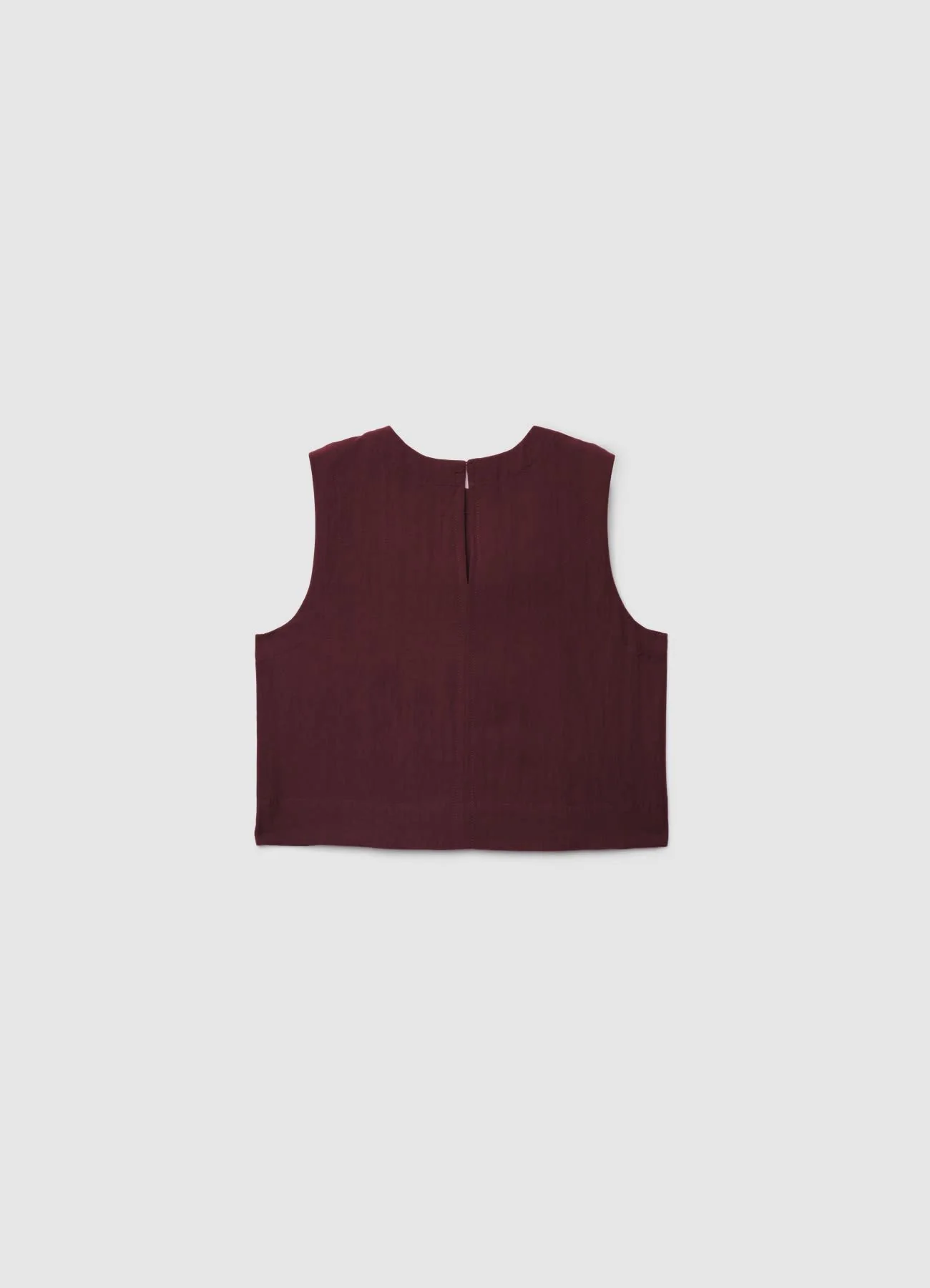 Blusa smanicata a tinta unita - Image 5